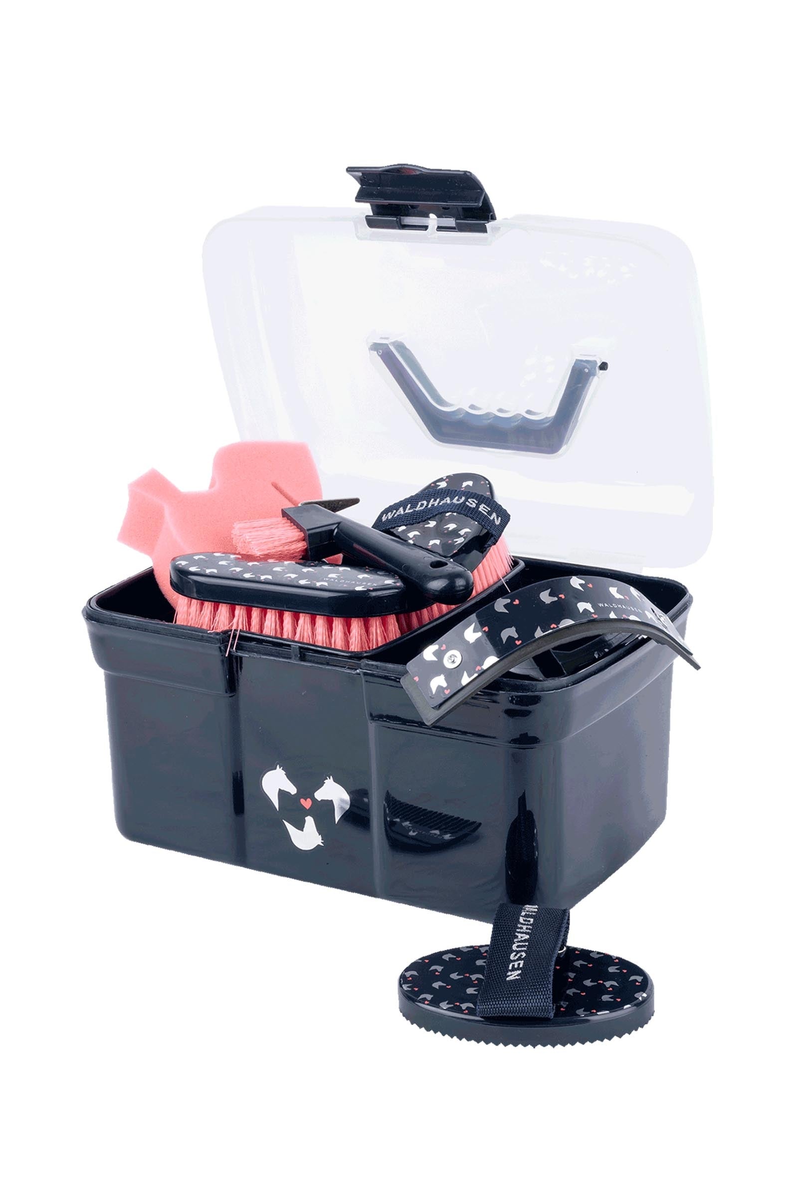 undefined Waldhausen Grooming Box Lucky + Care Set Horse Grooming Tools