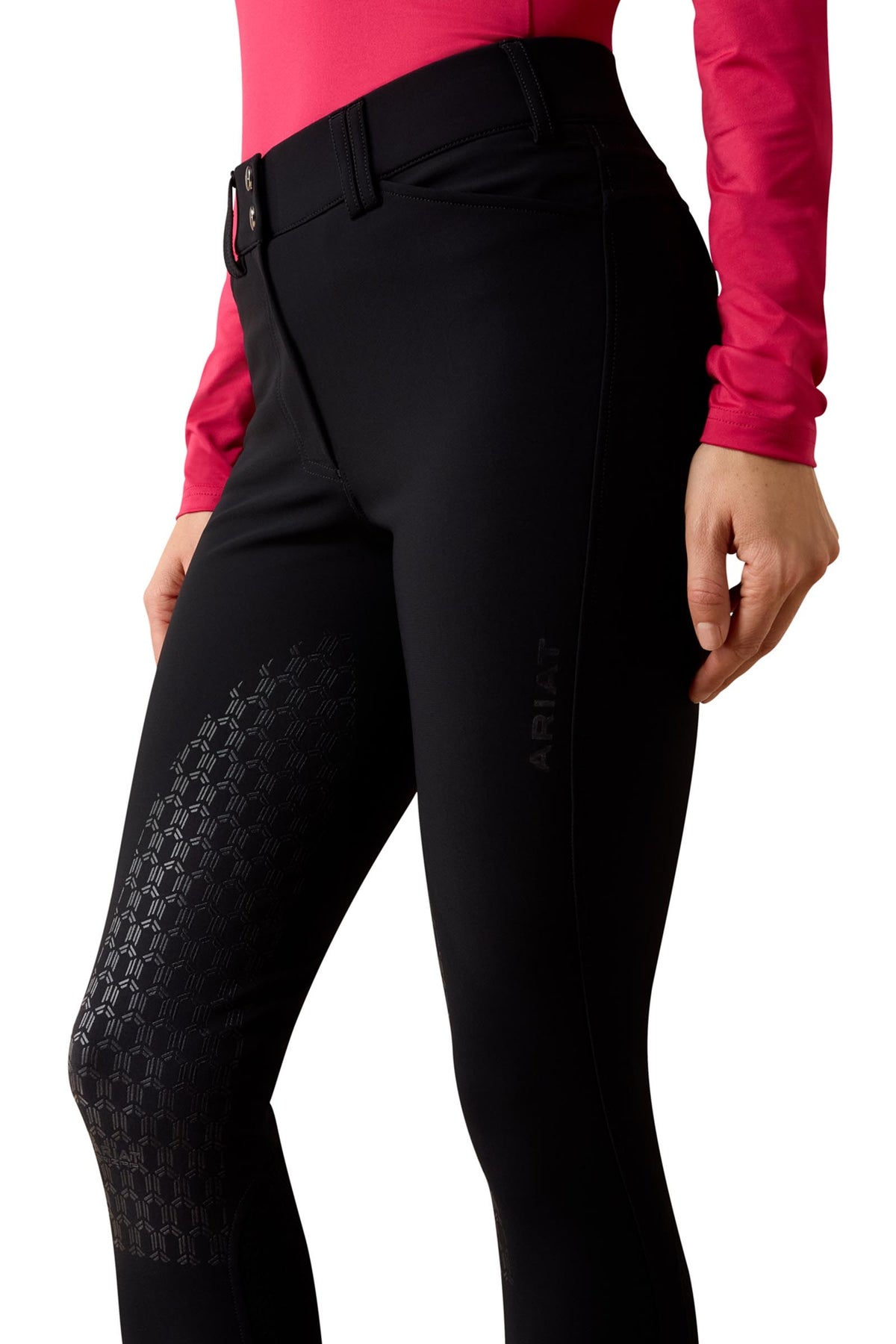 Ariat Tri Factor Vivacity Half Grip Breeches Womens Breeches