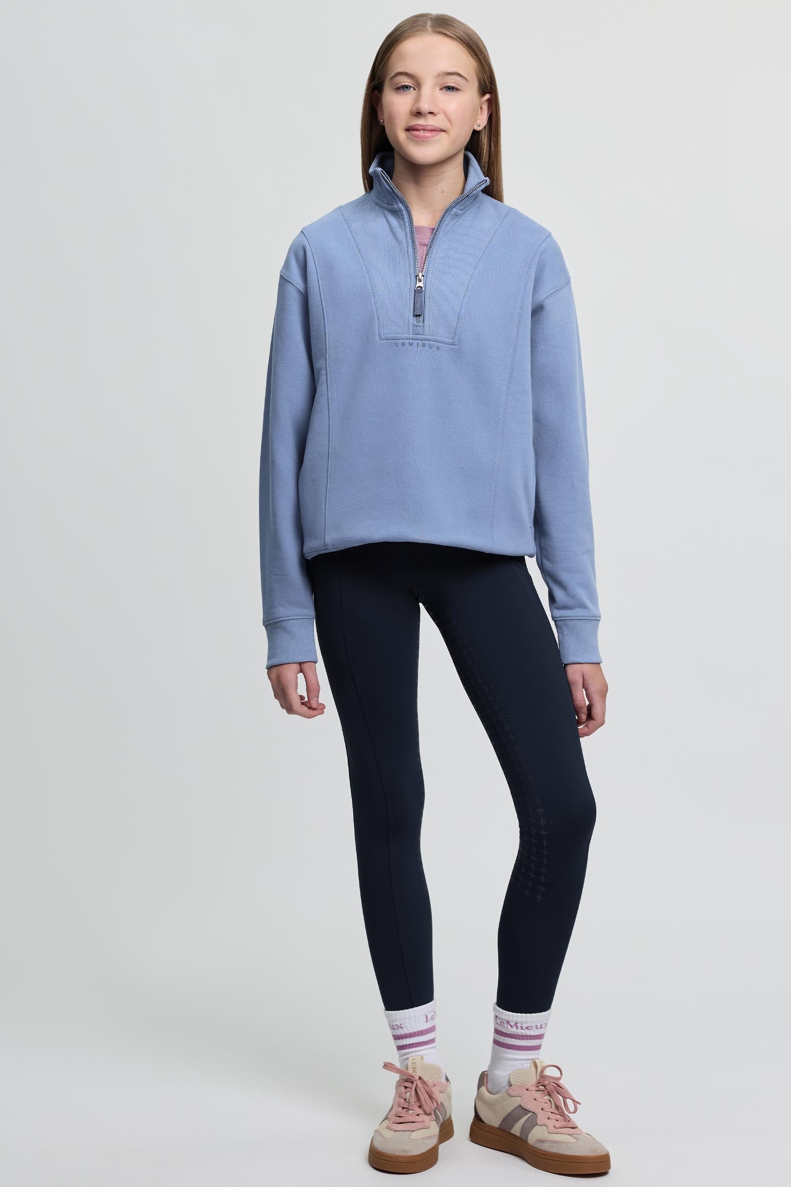 LeMieux Young Rider Vianne Kid's Quarter Zip Kids Apparel