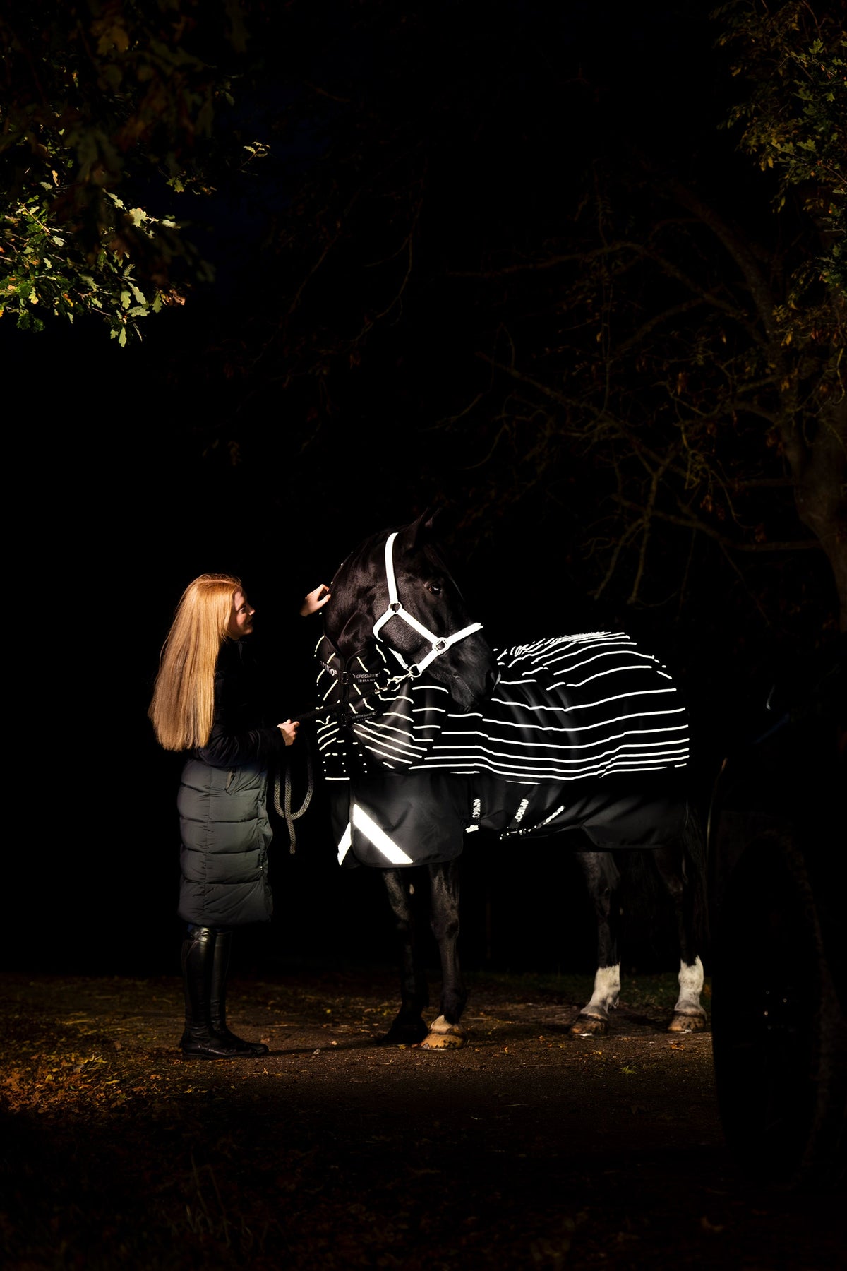 Horseware Amigo 1200D FieldSafe Reflectech Plus Turnout With Detachable Neck, 0 g Horse Rugs