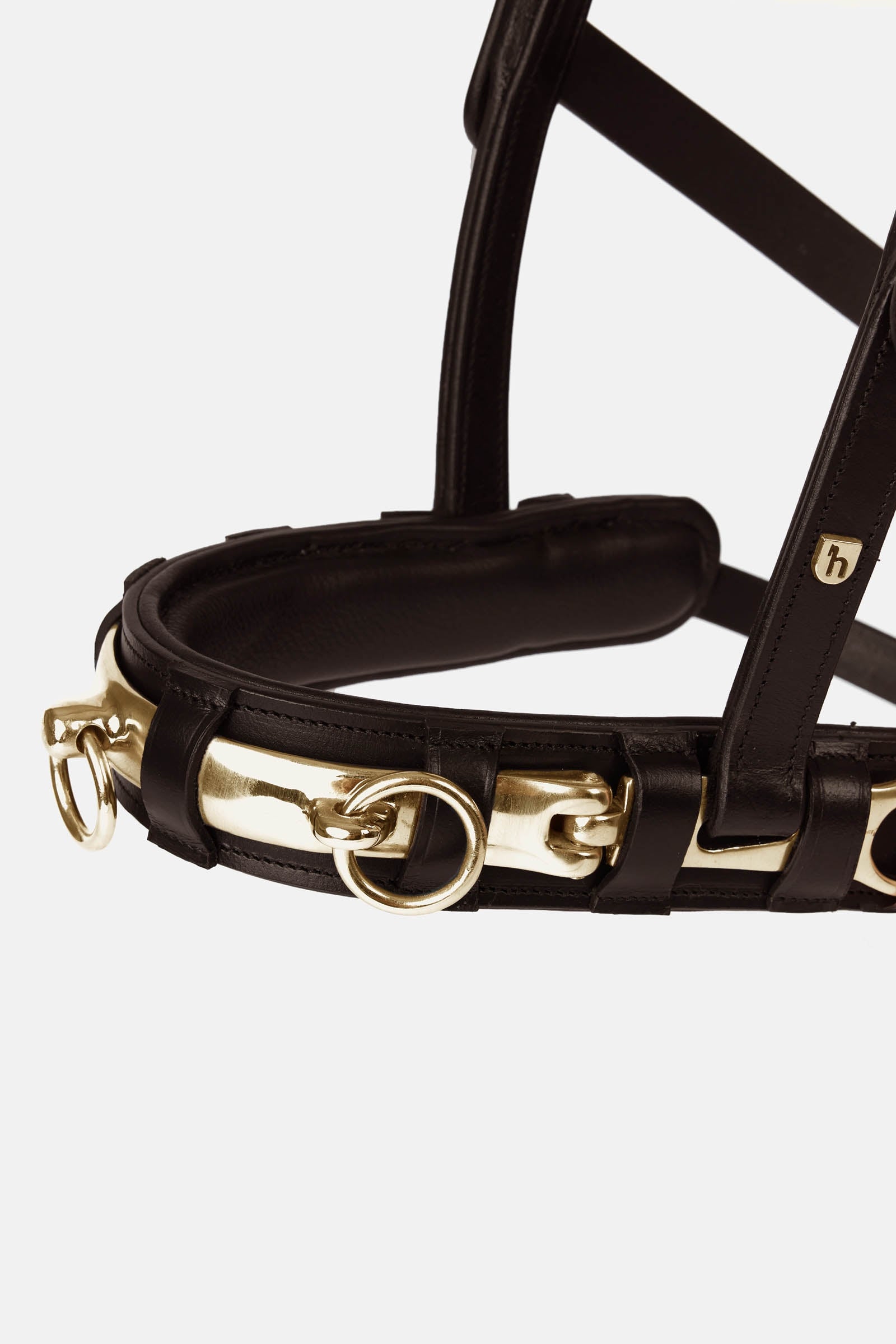 Horze Leather Cavesson Horse Training
