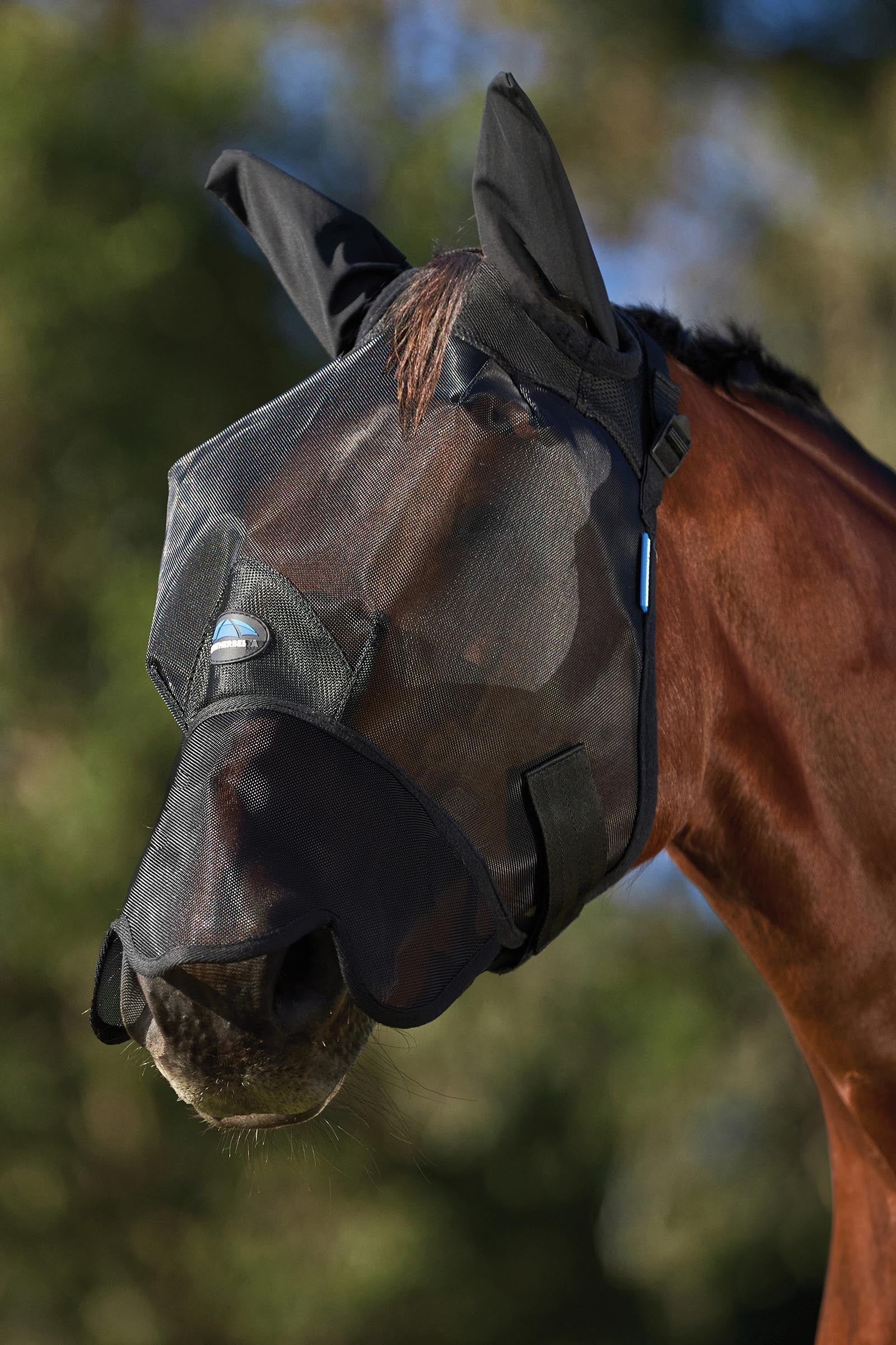 Weatherbeeta Comfitec Insect Guard Fly Mask With Ears & Nose Antifly Protection for Horses