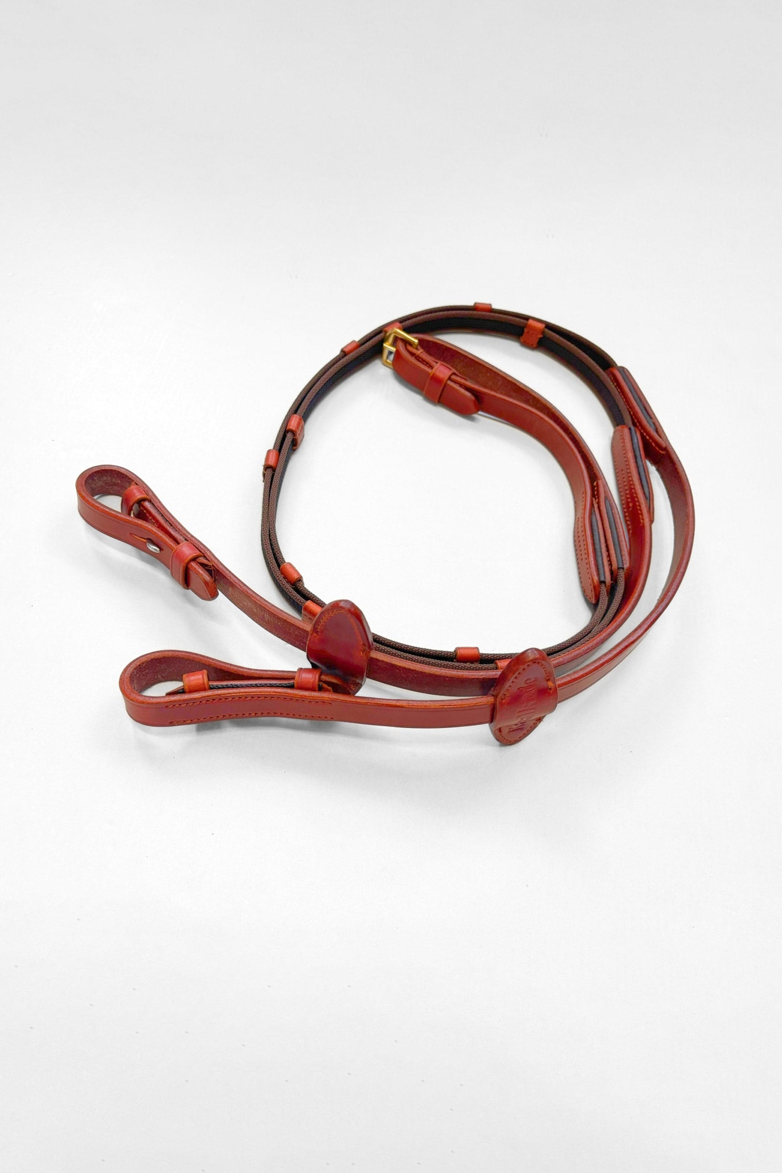 Kavalkade Rubberised Reins With Hooks and 5 Stops, 16 mm Bridles & Reins