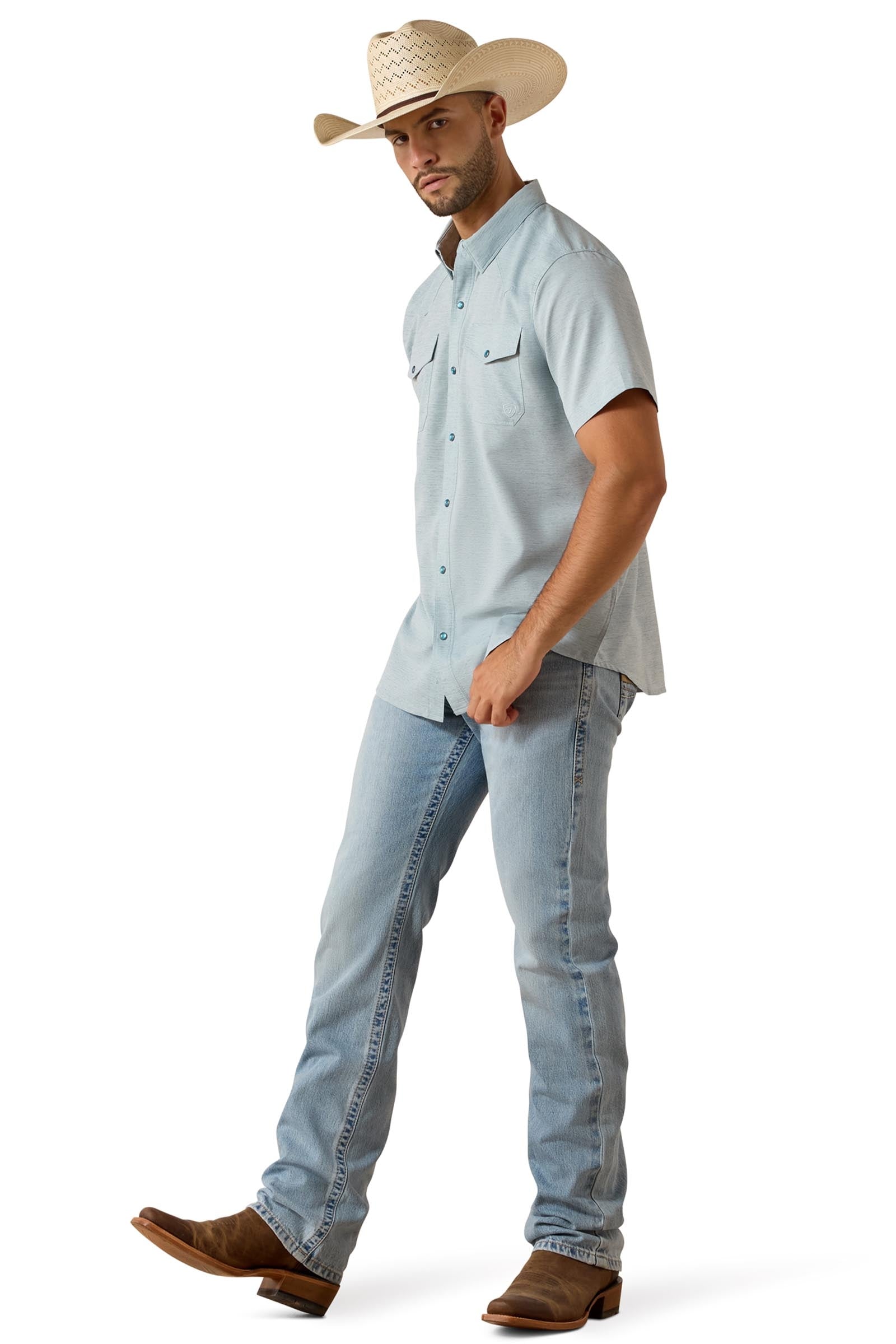 Ariat Men's VentTEK Western Fitted Shirt Mens Riding Clothing