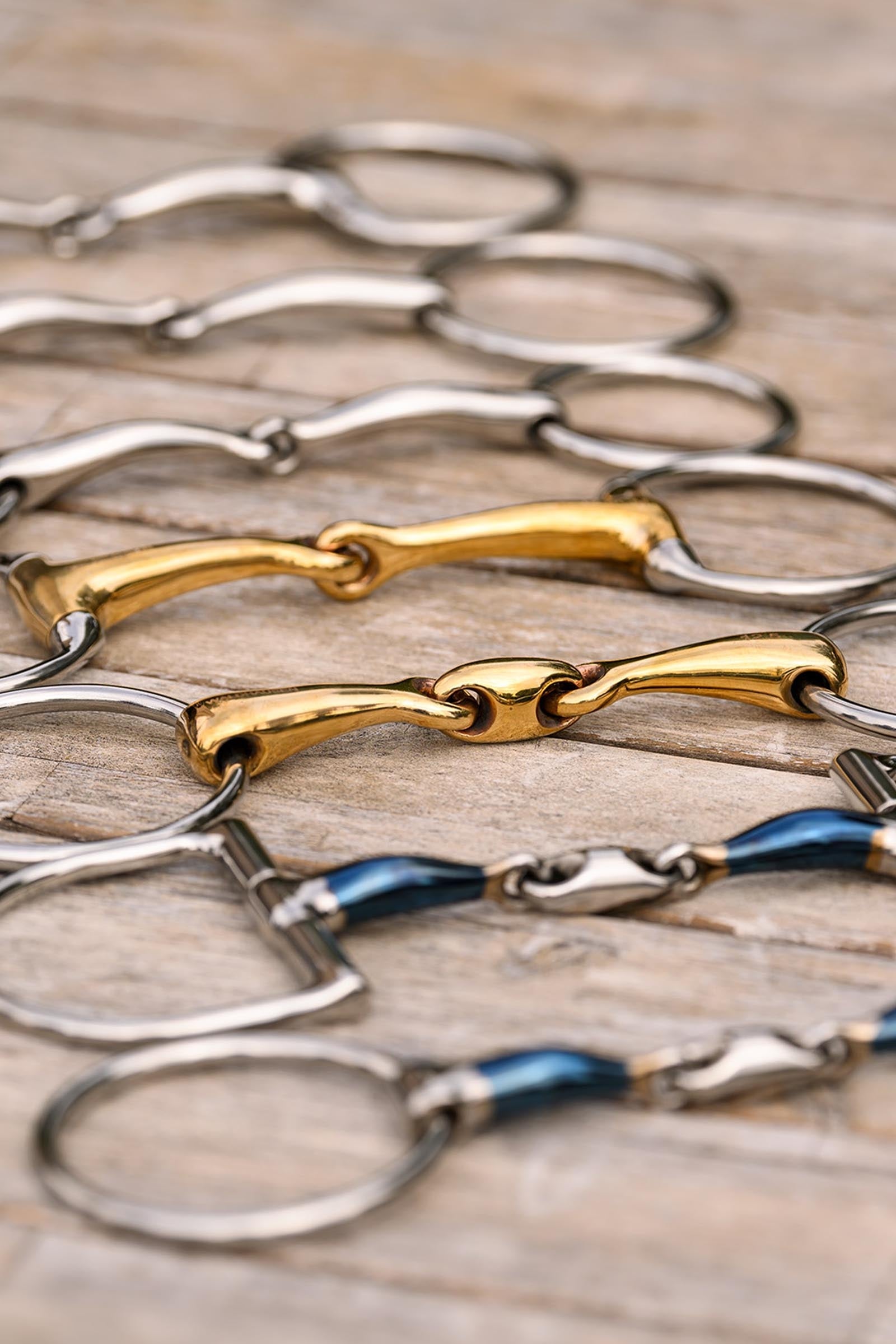 Waldhausen Snaffle Bit Hollow, Single Jt., Stainless St., 16 mm Horse Bits