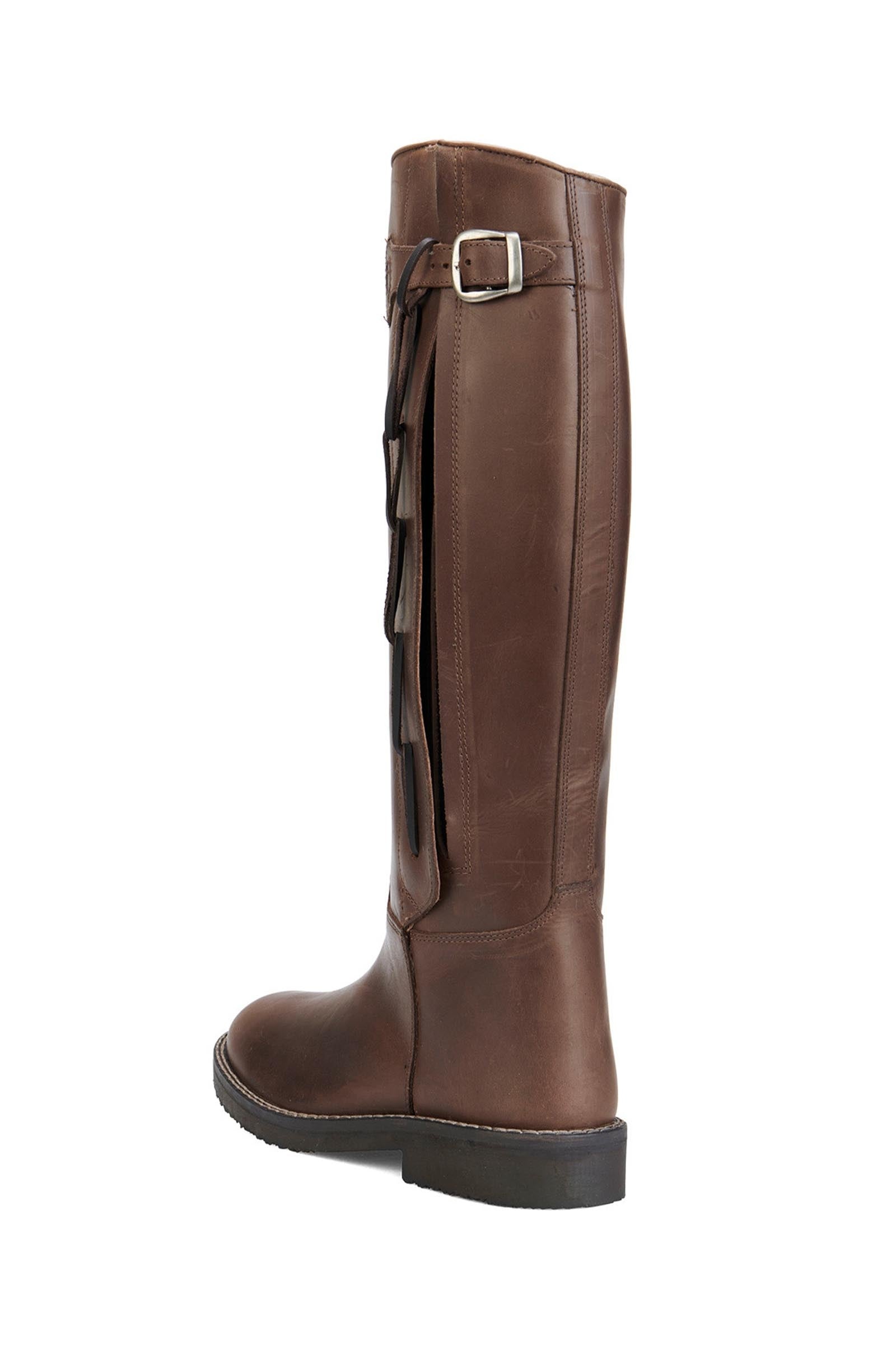 Equestro Unisex Boots With Breathable Inner Lining Riding Boots & Riding Shoes