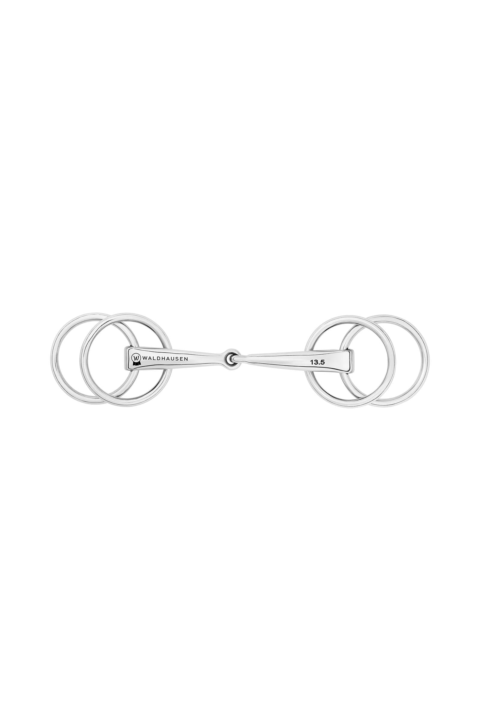 Waldhausen Driving Bit With 4 Rings, Stainless St., 16 mm Horse Bits