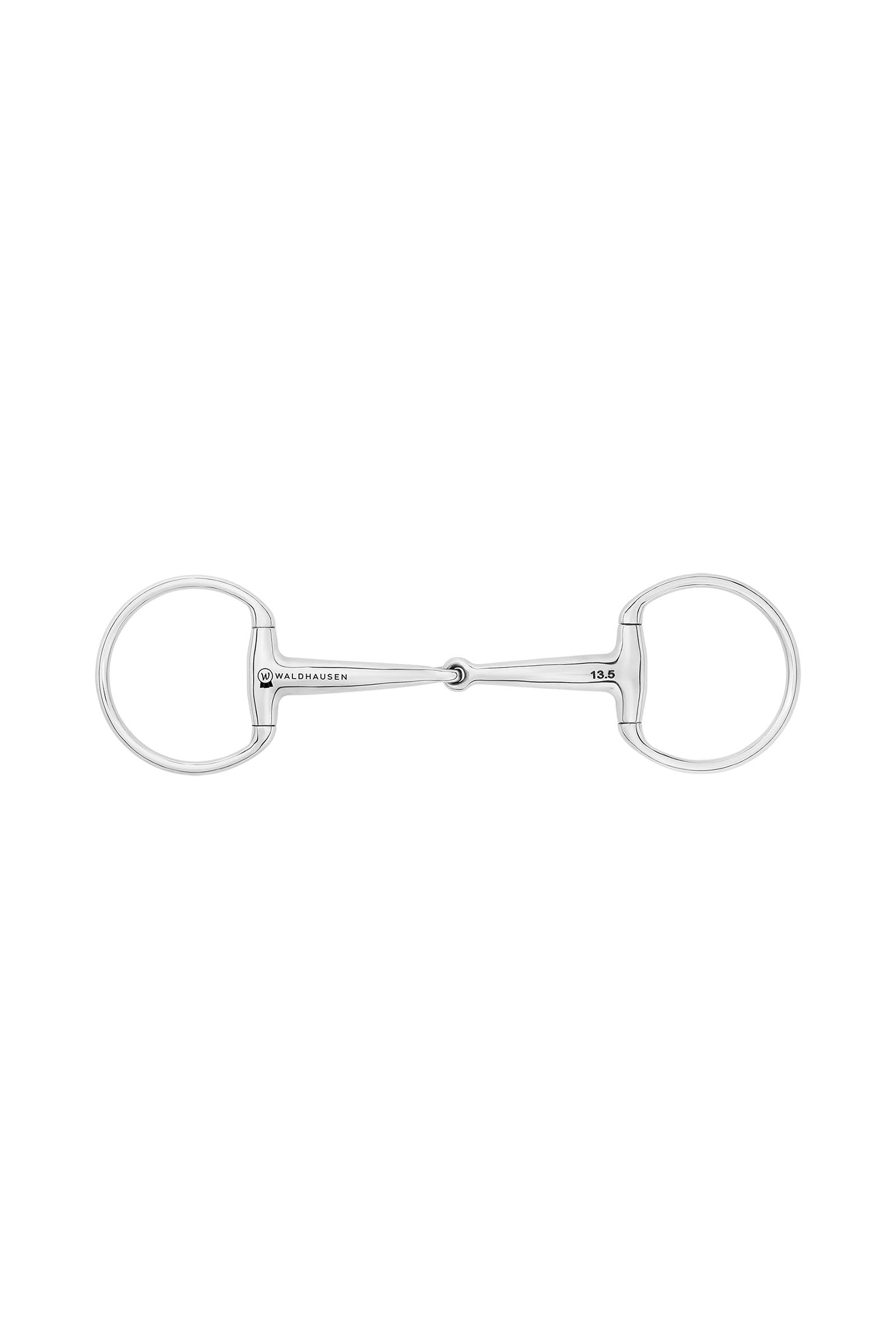 Waldhausen Eggbuttbit Anatomical, Single Jt., Stainless St., 14 mm Horse Bits