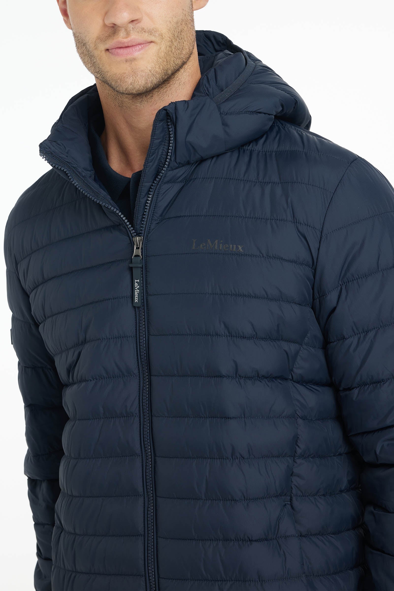 LeMieux Men`s Hooded Puffer Jacket Mens Riding Clothing