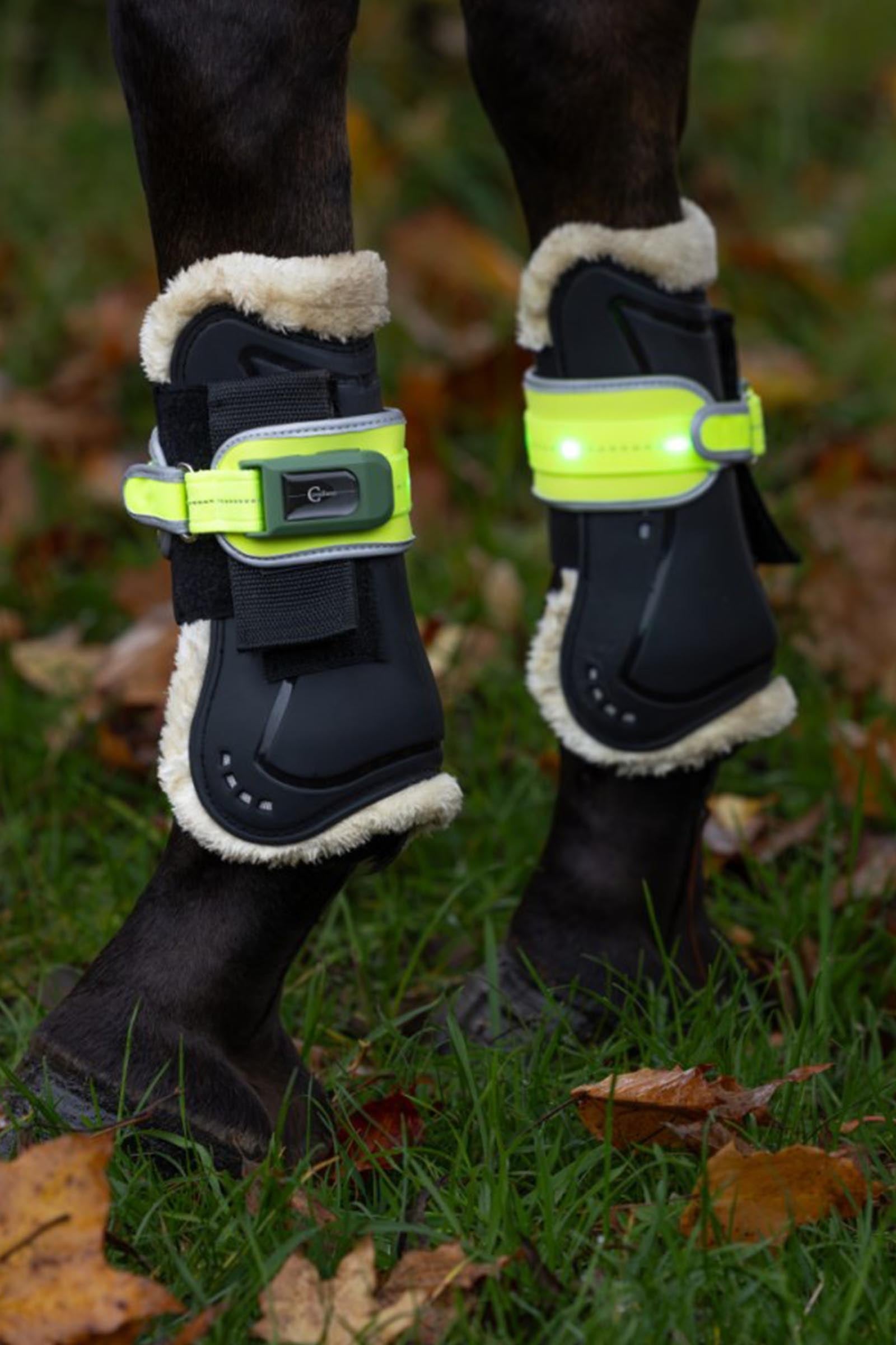 Covalliero LED High-Visibility Gaiters (1 Pair) Reflective