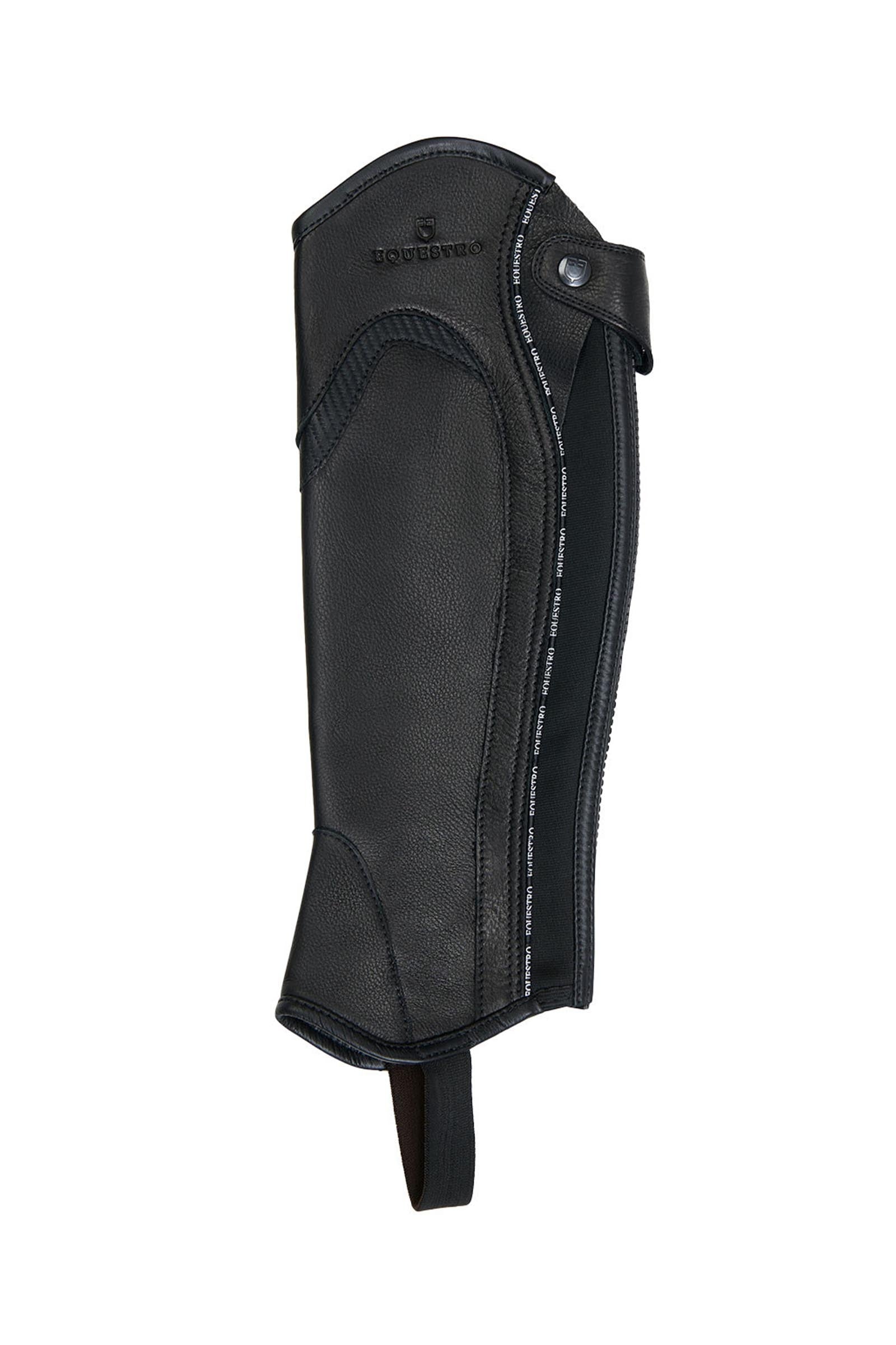 Equestro Piping Leather Chaps Riding Boots & Riding Shoes