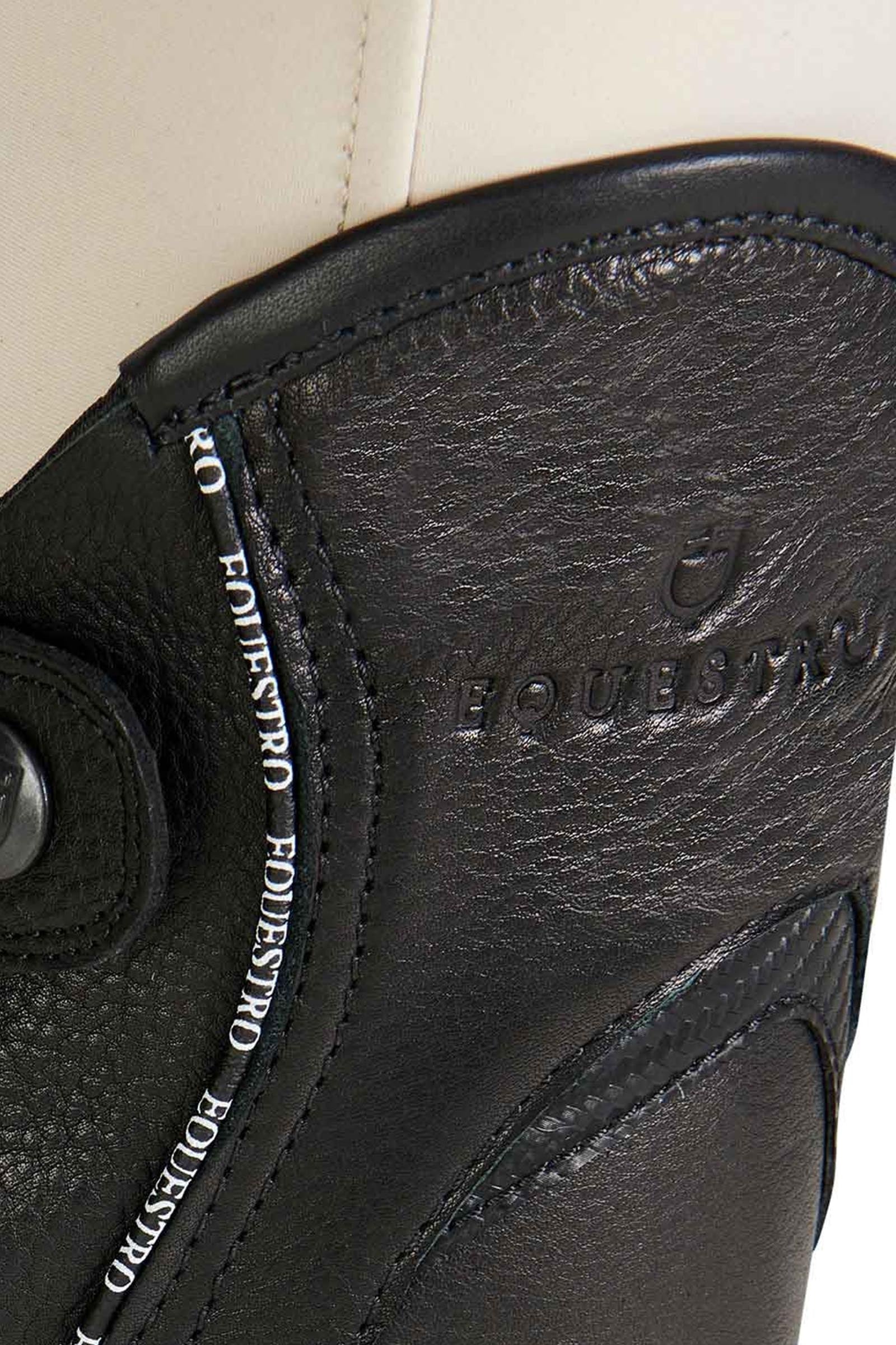 Equestro Piping Leather Chaps Riding Boots & Riding Shoes