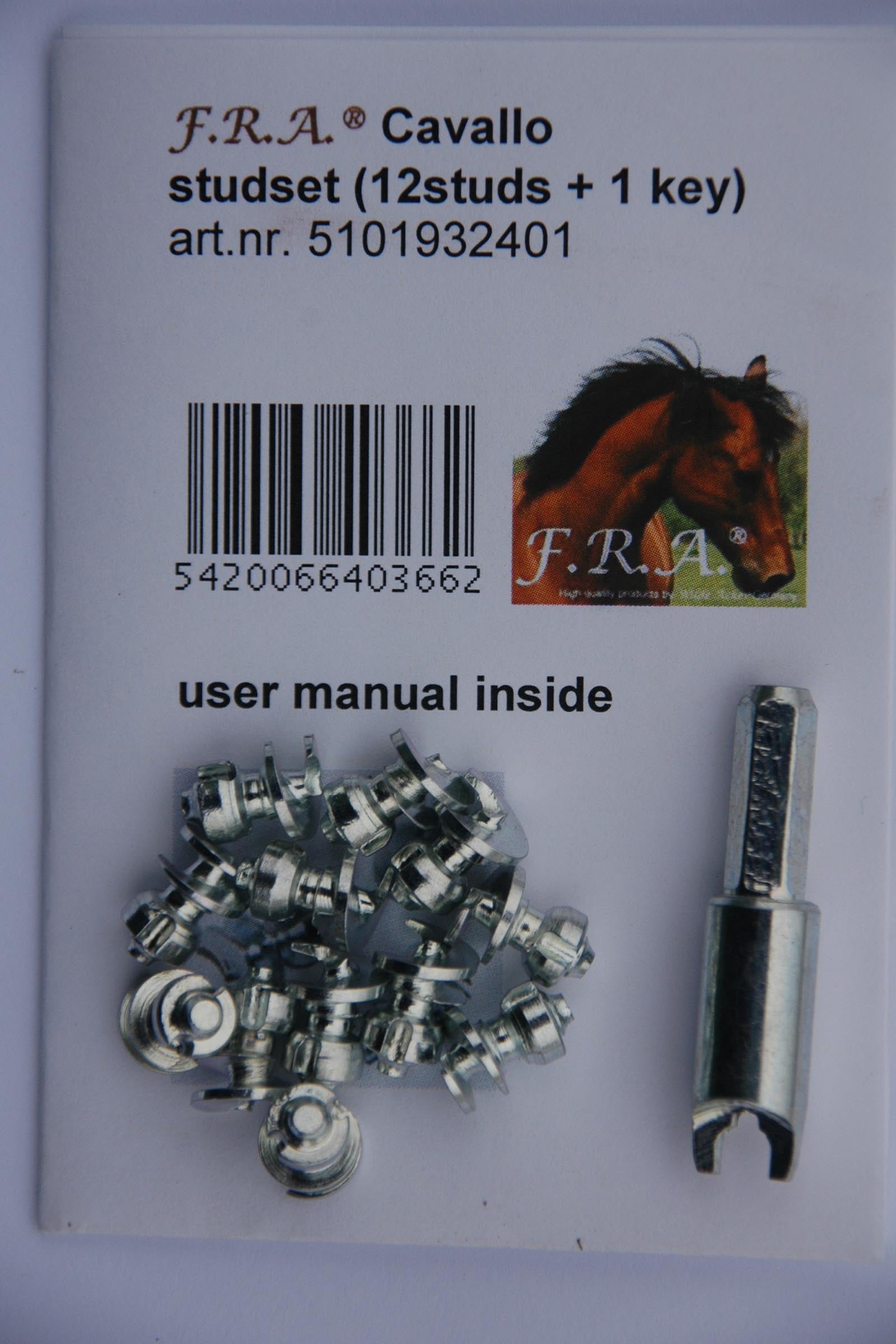 Cavallo Hoof Boots F.R.A. stud set, 12 pcs + tool Leg & Hoof Protection