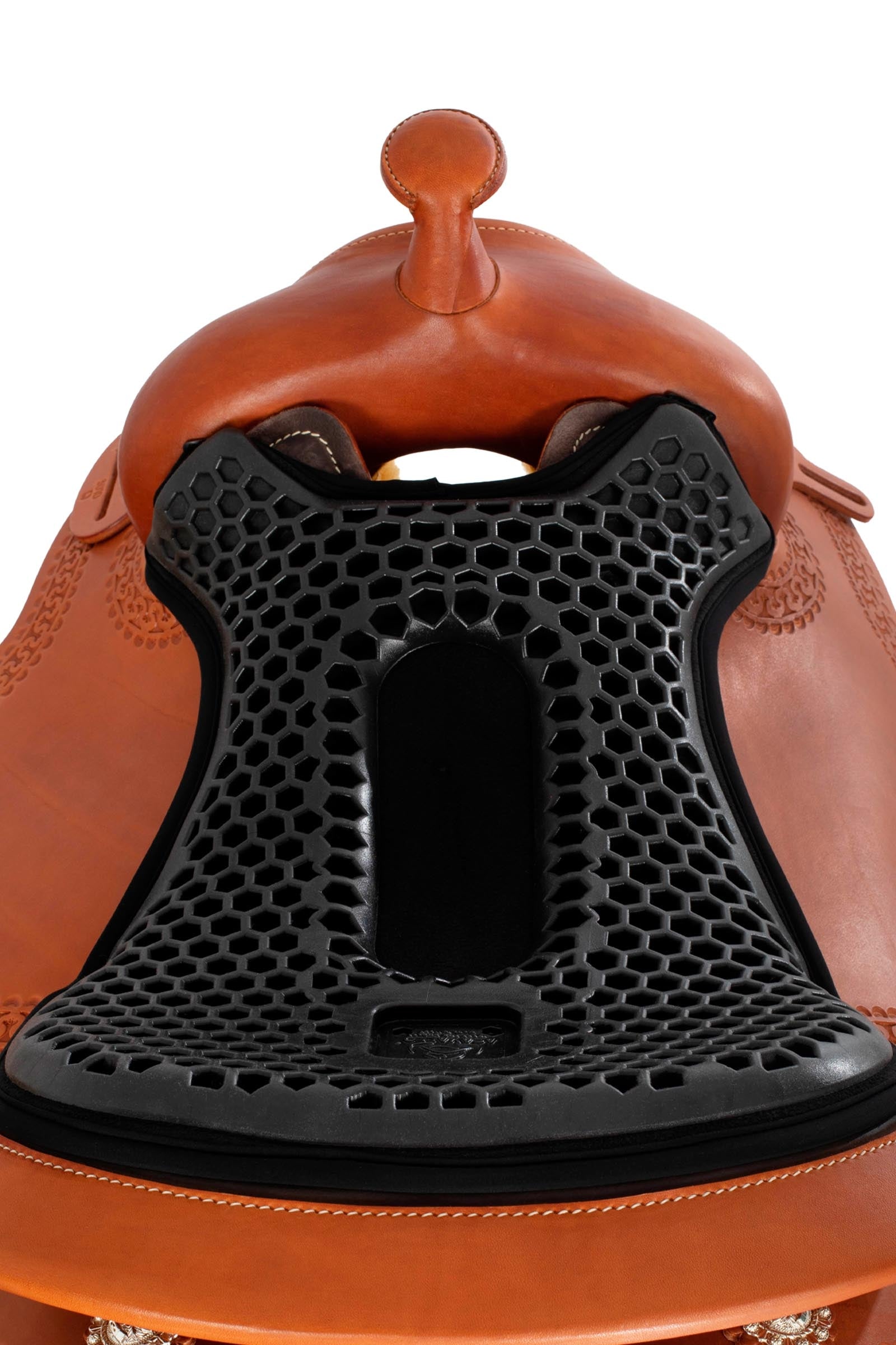 Acavallo Ortho-Pubis Seat Saver Western Hexa Gel-Out Dri-Lex, 20 mm Saddle Pads