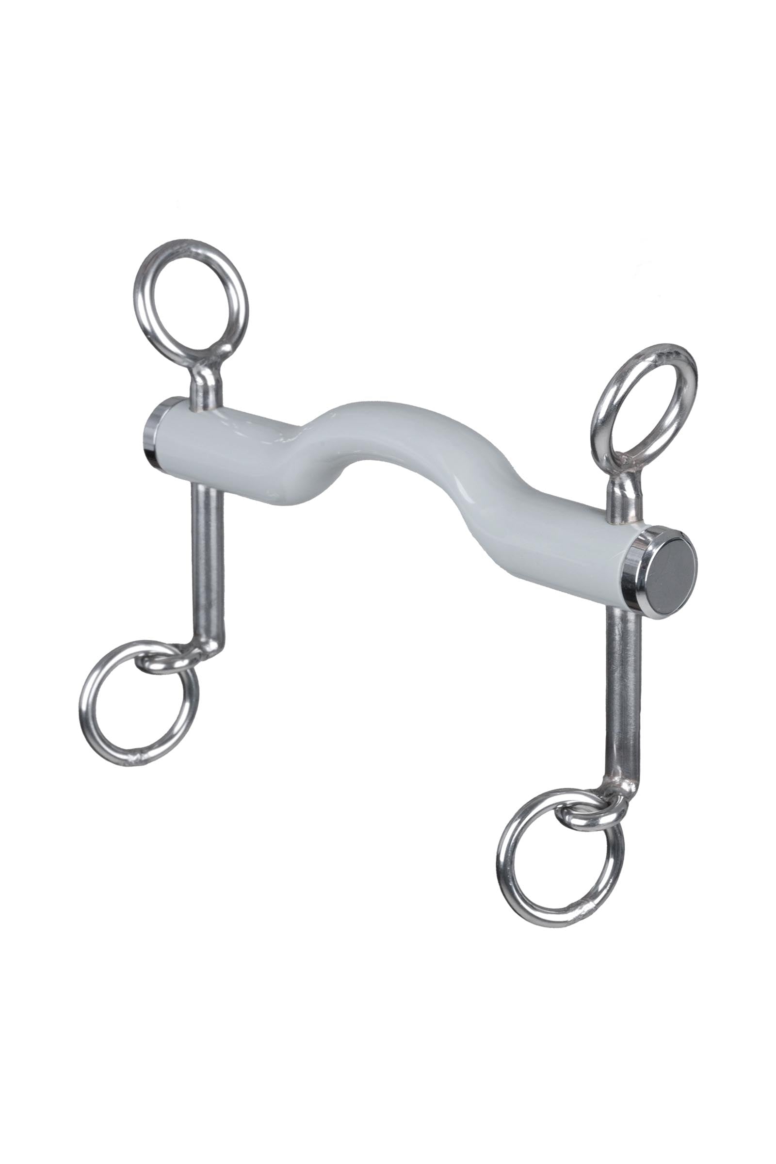 Beris Dressage Curb Bit, Tongue Port Snaffle, Short, Soft Horse Bits