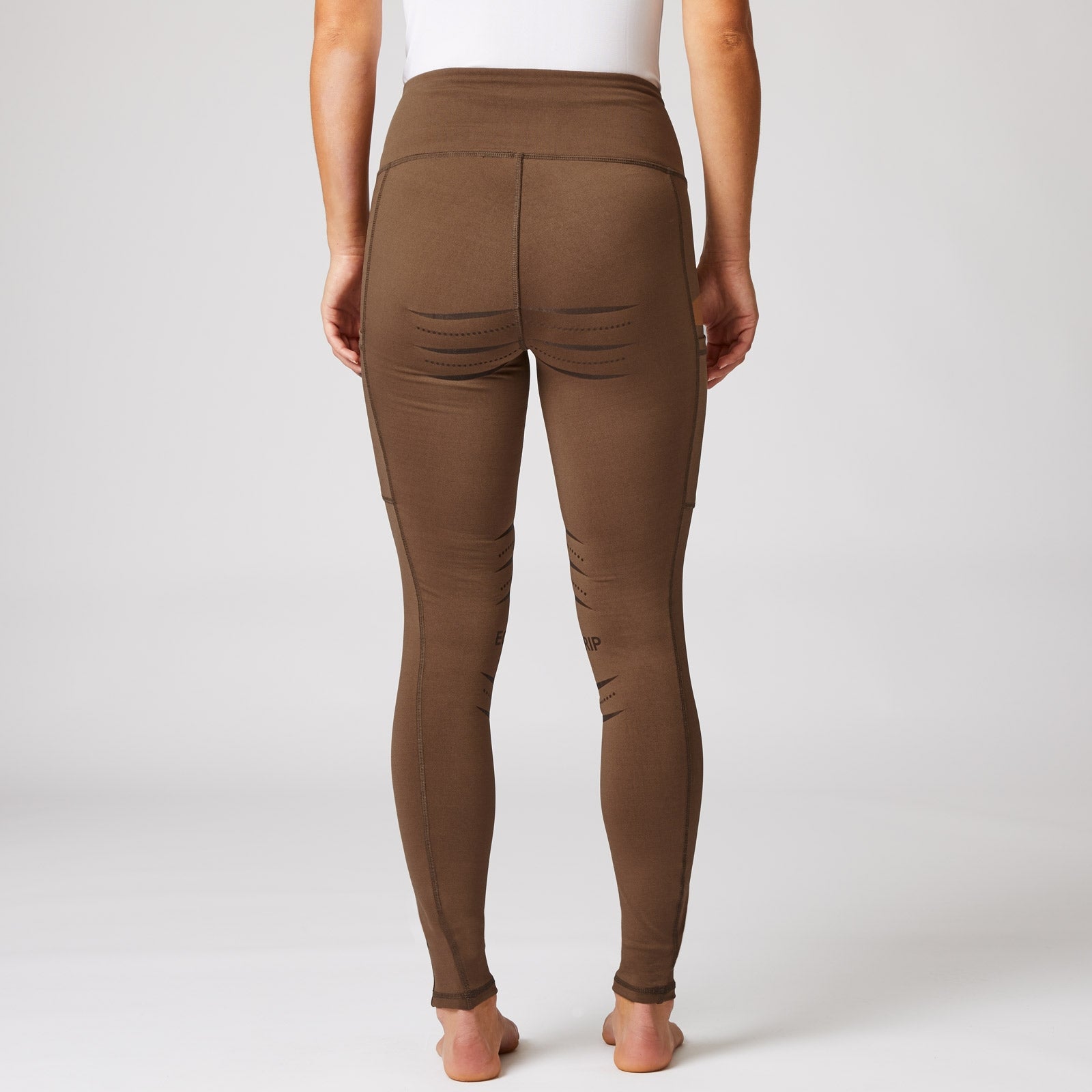 Horze Women's Silicone Full Seat Riding Tights with Phone Pockets Womens Breeches