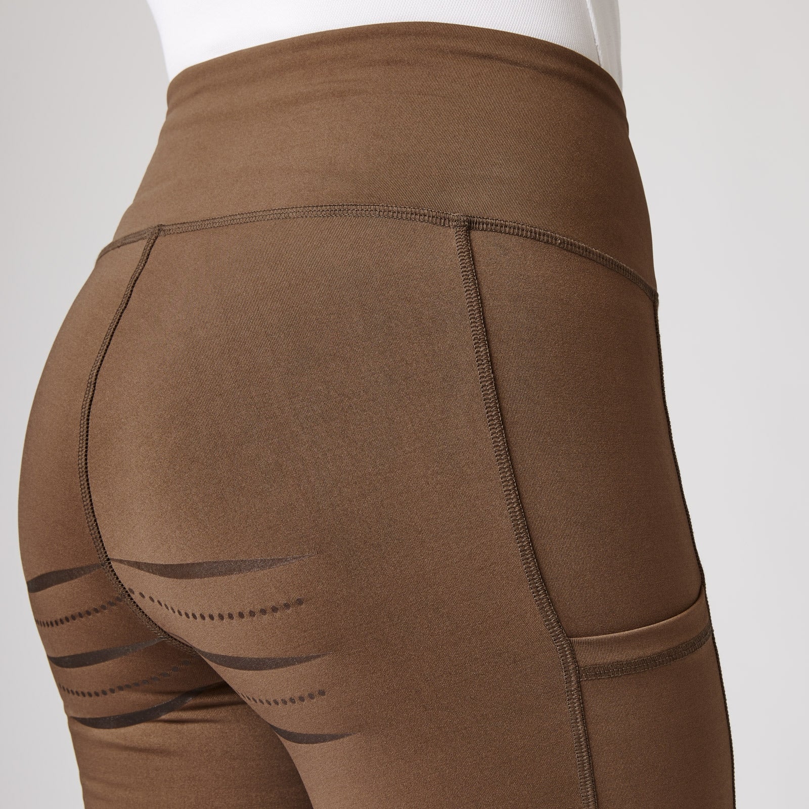 Horze Women's Silicone Full Seat Riding Tights with Phone Pockets Womens Breeches