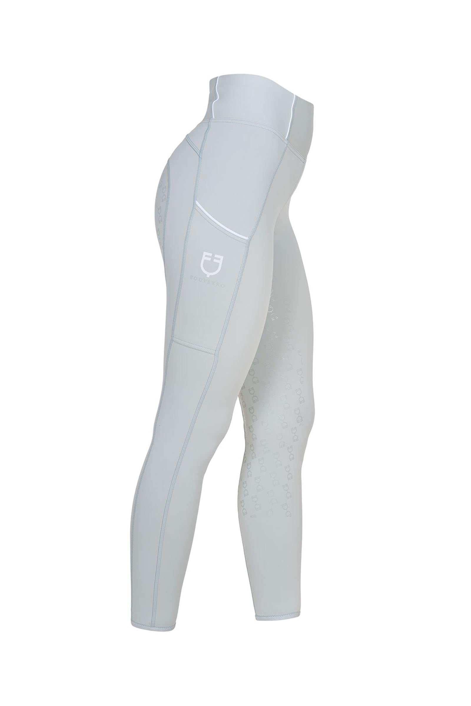 Equestro SS2026 Women's High Waisted Slim Fit Riding Leggings W. Fullgrip Womens Breeches