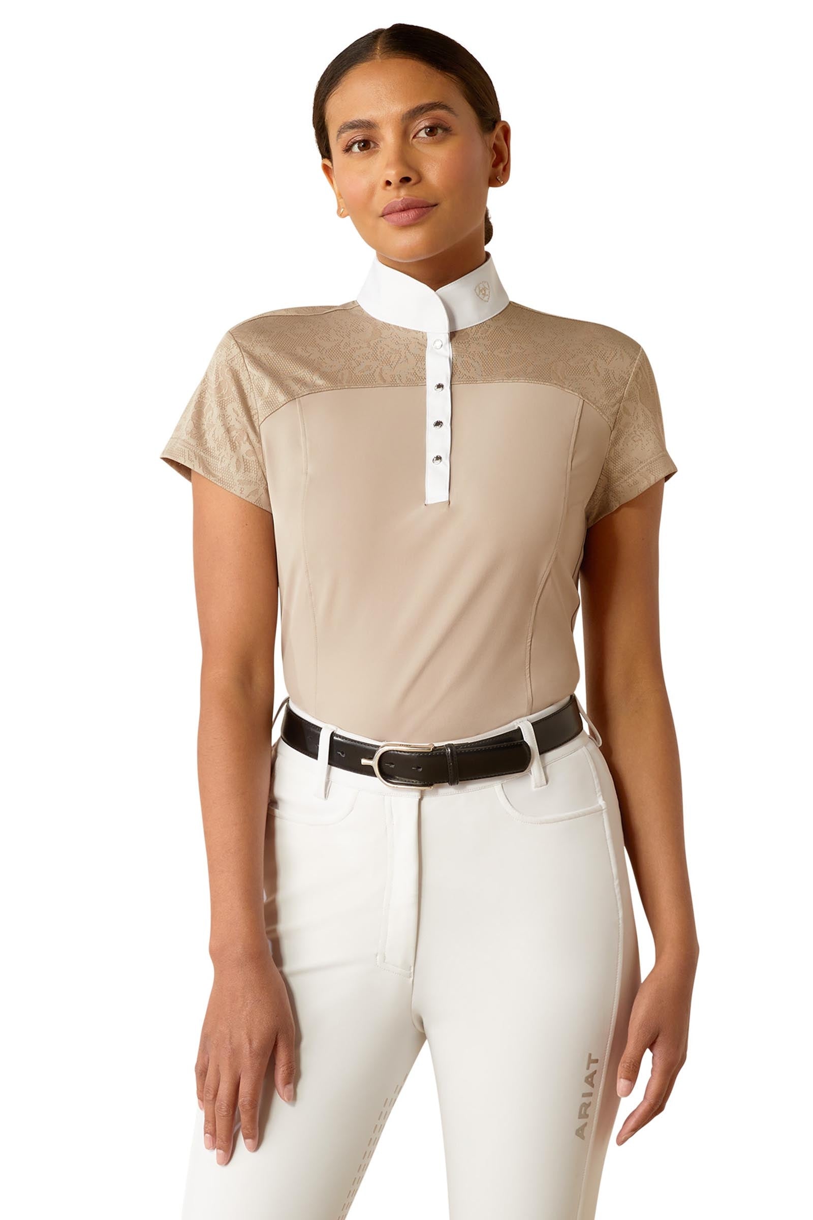 Ariat Bellatrix Women's Short Sleeve Show Shirt Women’s Riding Clothing