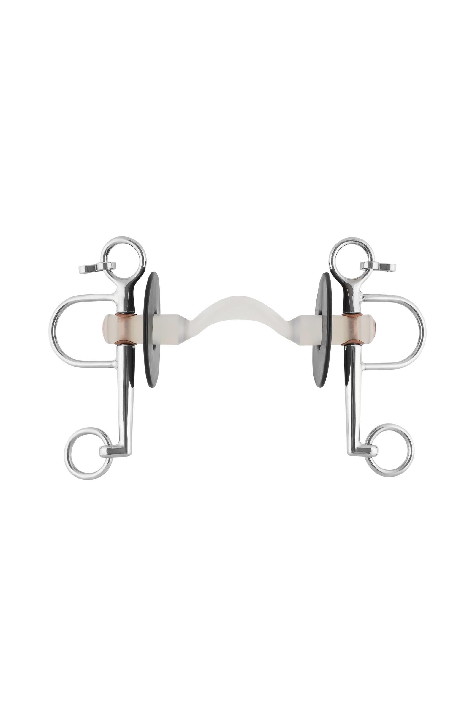 Sprenger Nathe Pelham 20mm w/ Hard Mullen Mouth, Port & Short Shanks, Thermoplastic Horse Bits