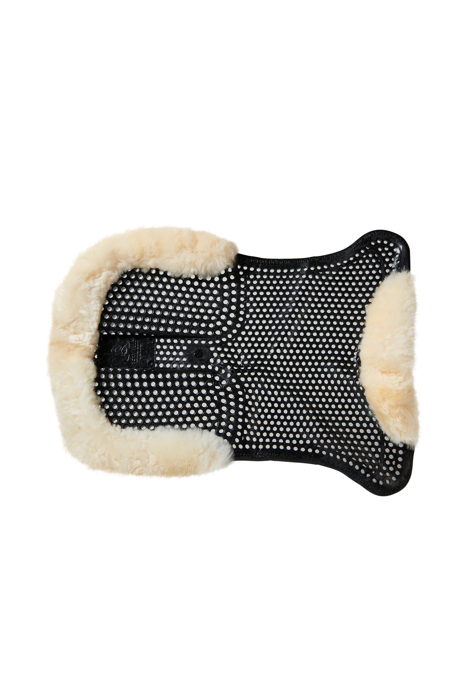 Acavallo Gel Non Slip Classic With Sheepskin Cut-Out Rear Riser Saddle Pads