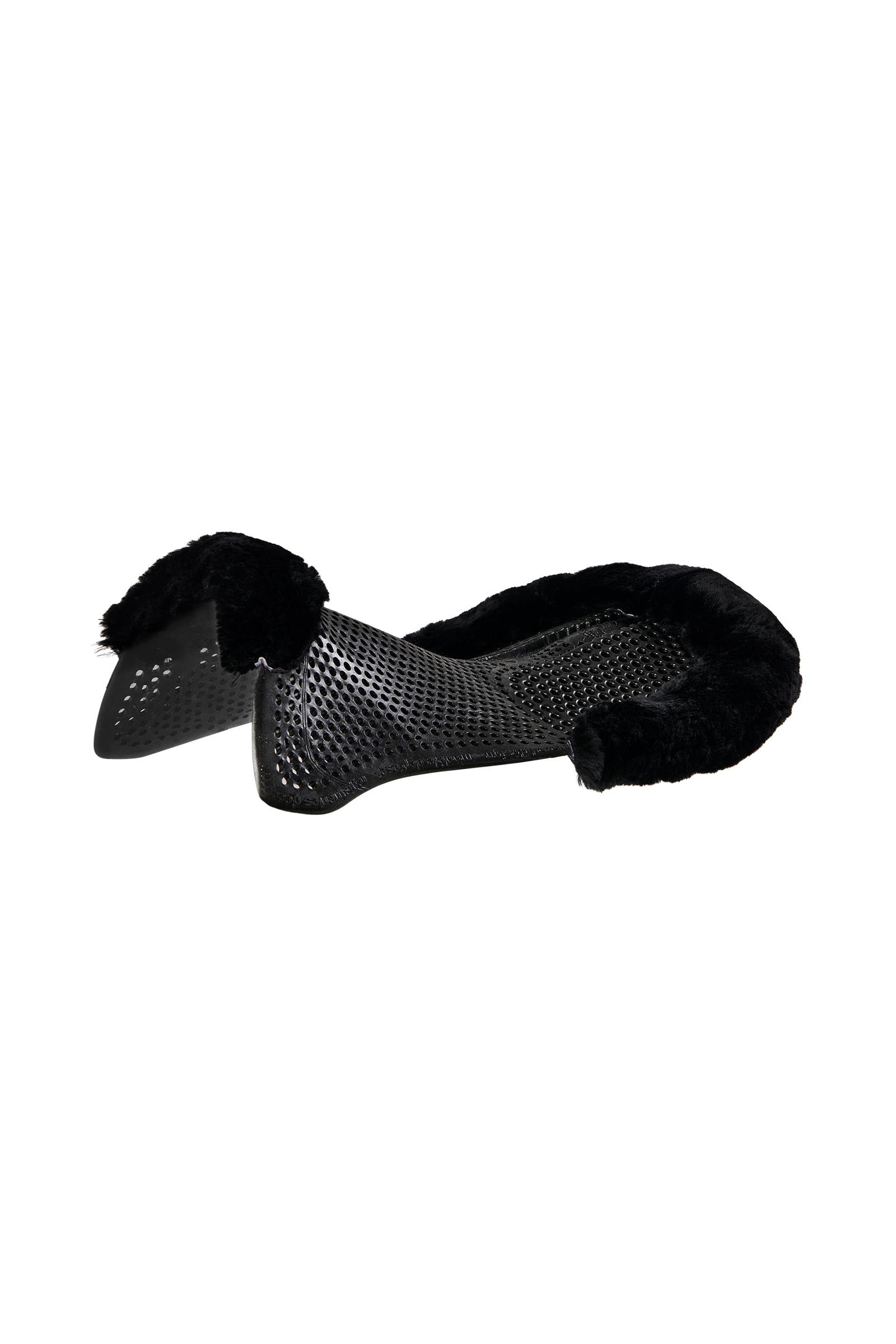 Acavallo Gel Non Slip Classic With Sheepskin Cut-Out Rear Riser Saddle Pads