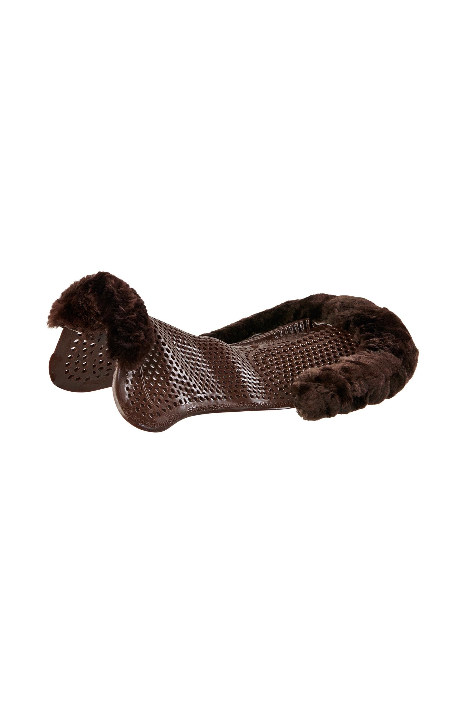 Acavallo Gel Non Slip Classic With Sheepskin Cut-Out Rear Riser Saddle Pads