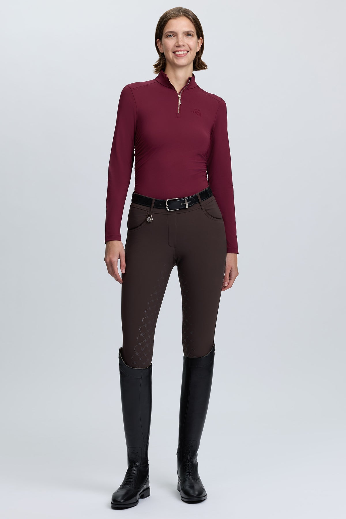LeMieux Lustre Ruched Base Layer w. UV Protection Women’s Riding Clothing