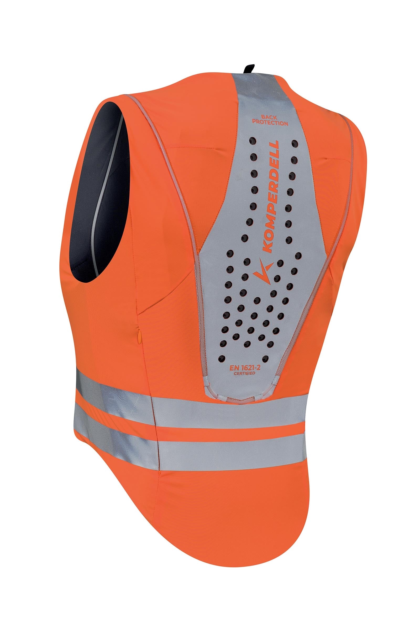 Komperdell FlexFit High Visibility Ballistic Vest With Back Protector, Reversible Safety Equipment