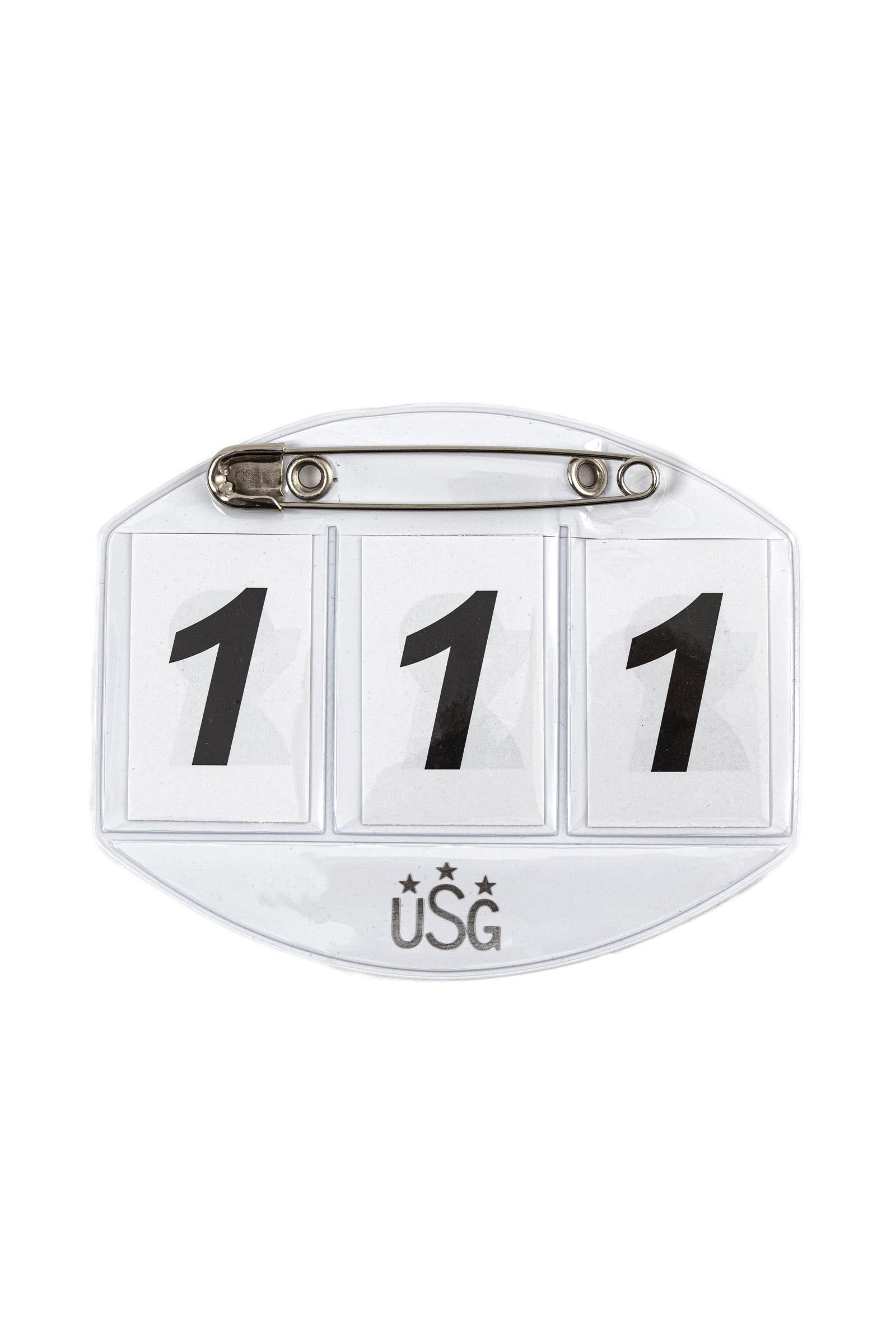 USG 3-Digit Horse Starting Number With Safety pin Women’s Riding Clothing
