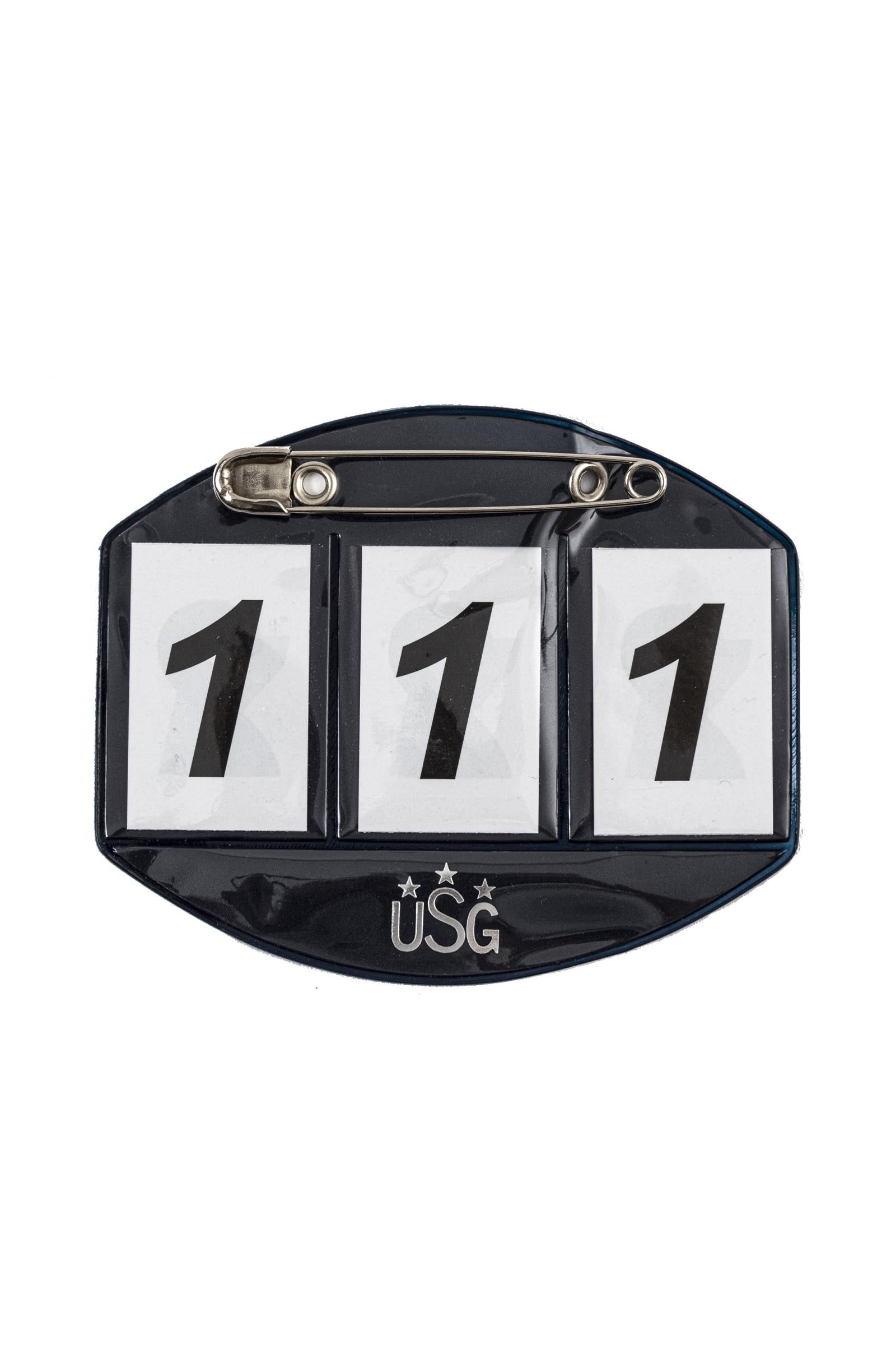 USG 3-Digit Horse Starting Number With Safety pin Women’s Riding Clothing