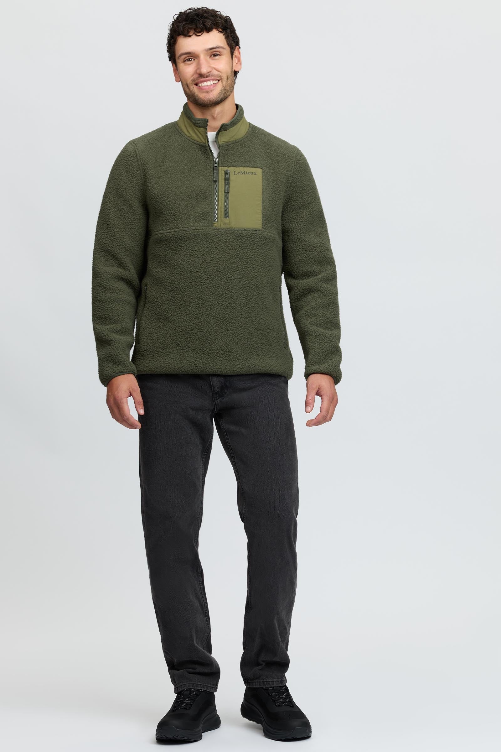 LeMieux Borg Men´s Half Zip Sweatshirt Mens Riding Clothing
