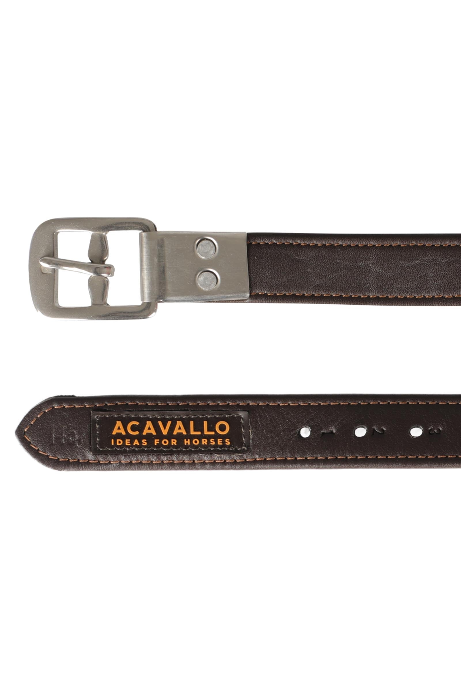 Acavallo Calfskin Stirrup Leathers With Encased Buckle Saddles, Girths & Stirrups