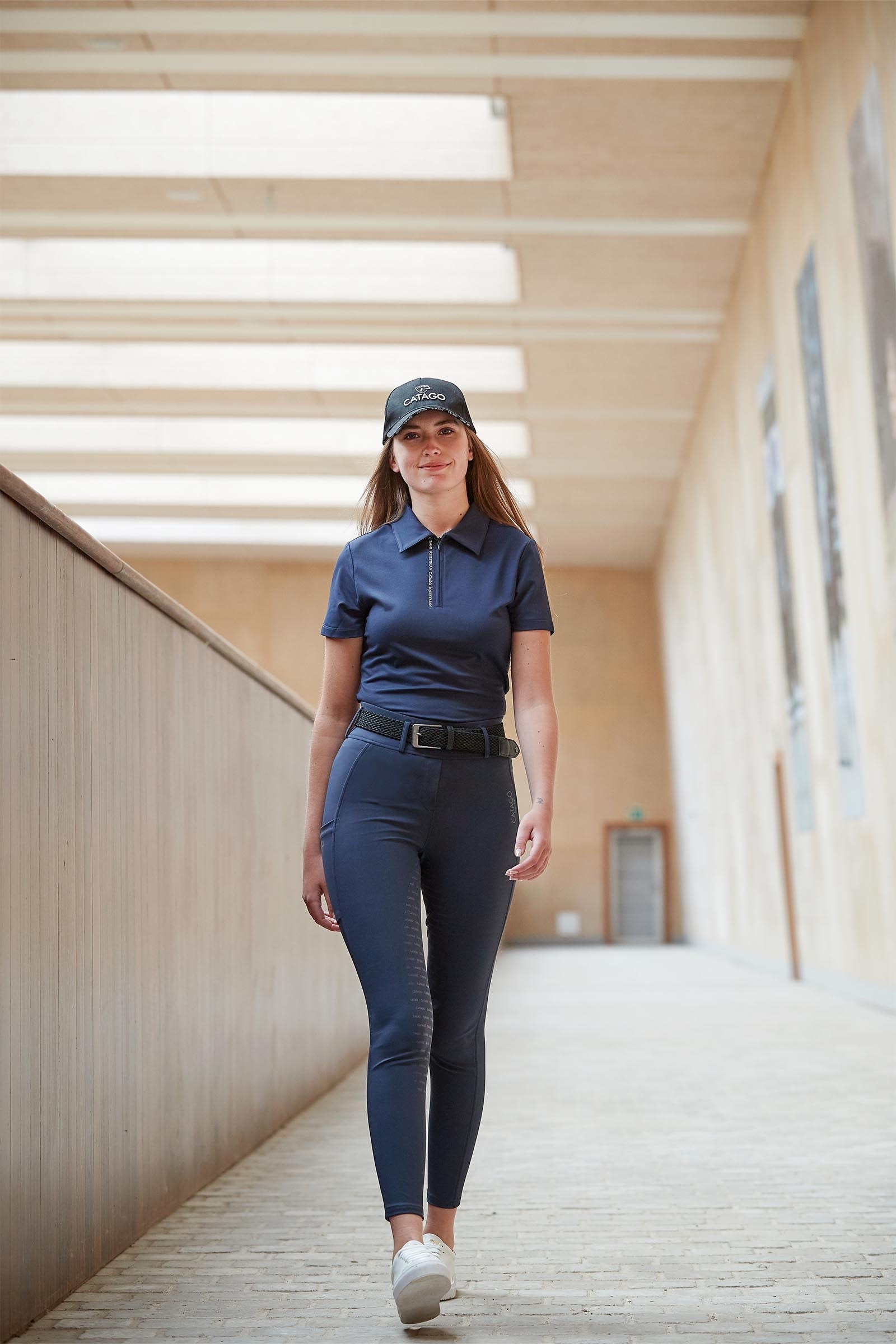 Catago CATAGO Nash SS Women´s Zip Polo Women’s Riding Clothing
