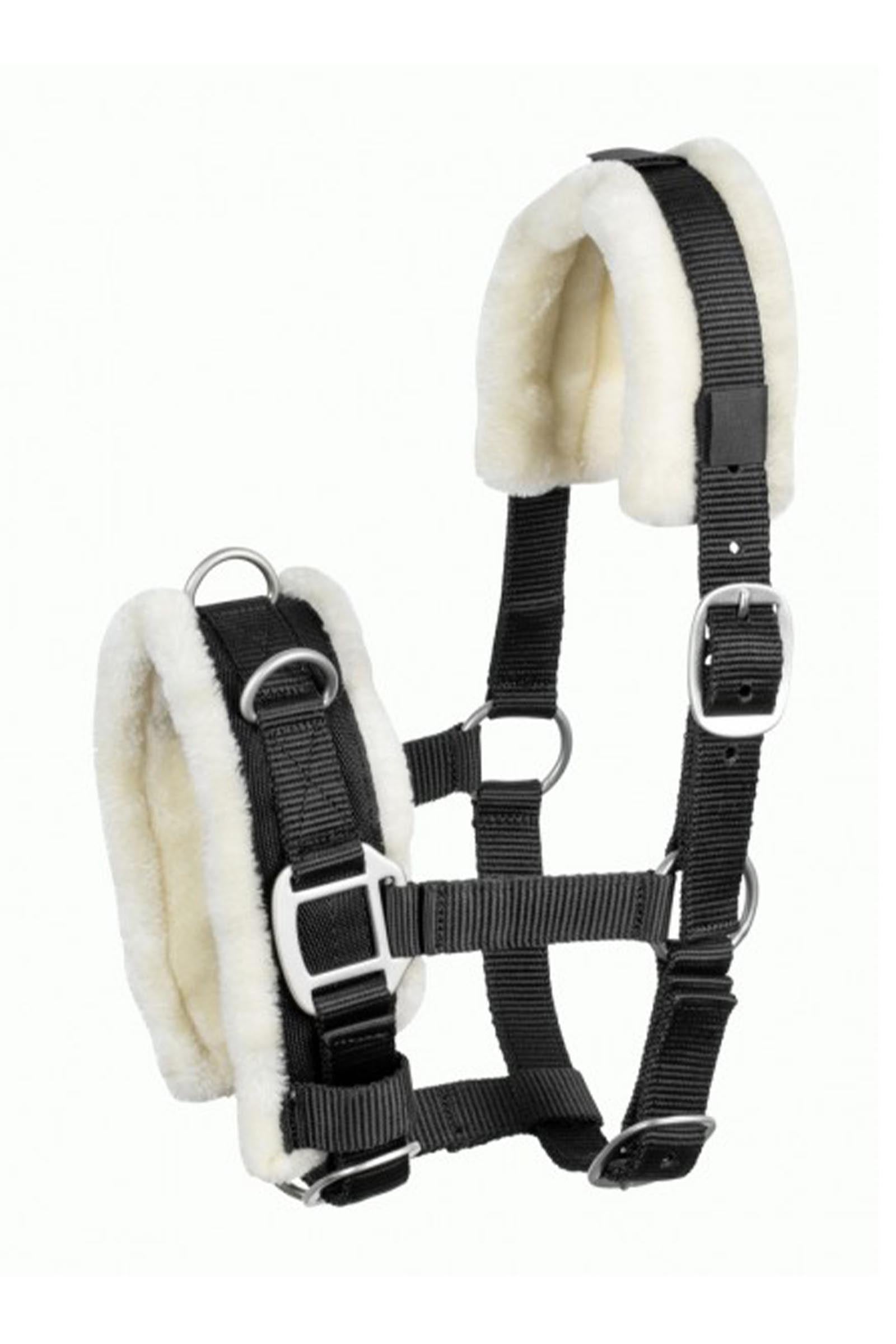 USG Cavesson With Artifical Fur Horse Training