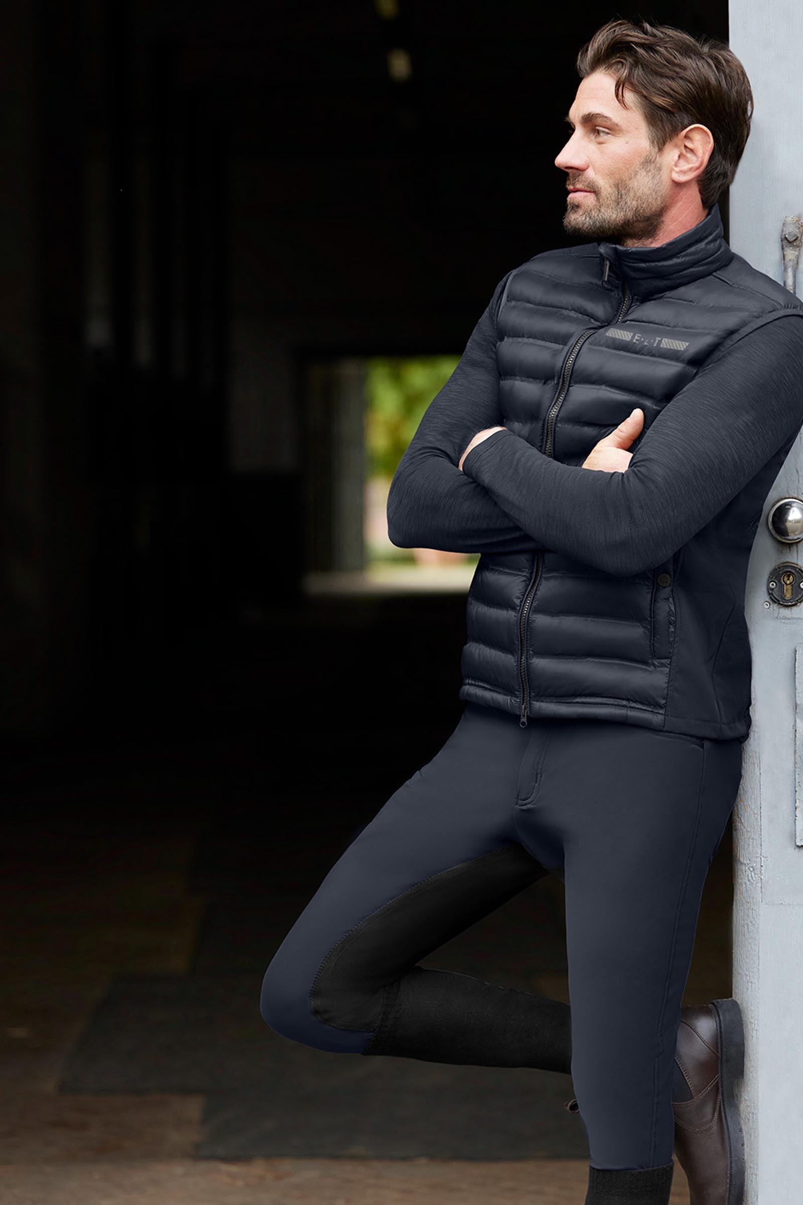 ELT Matteo Classic Men´s Breeches With Faux Leather Full Seat Mens Riding Clothing