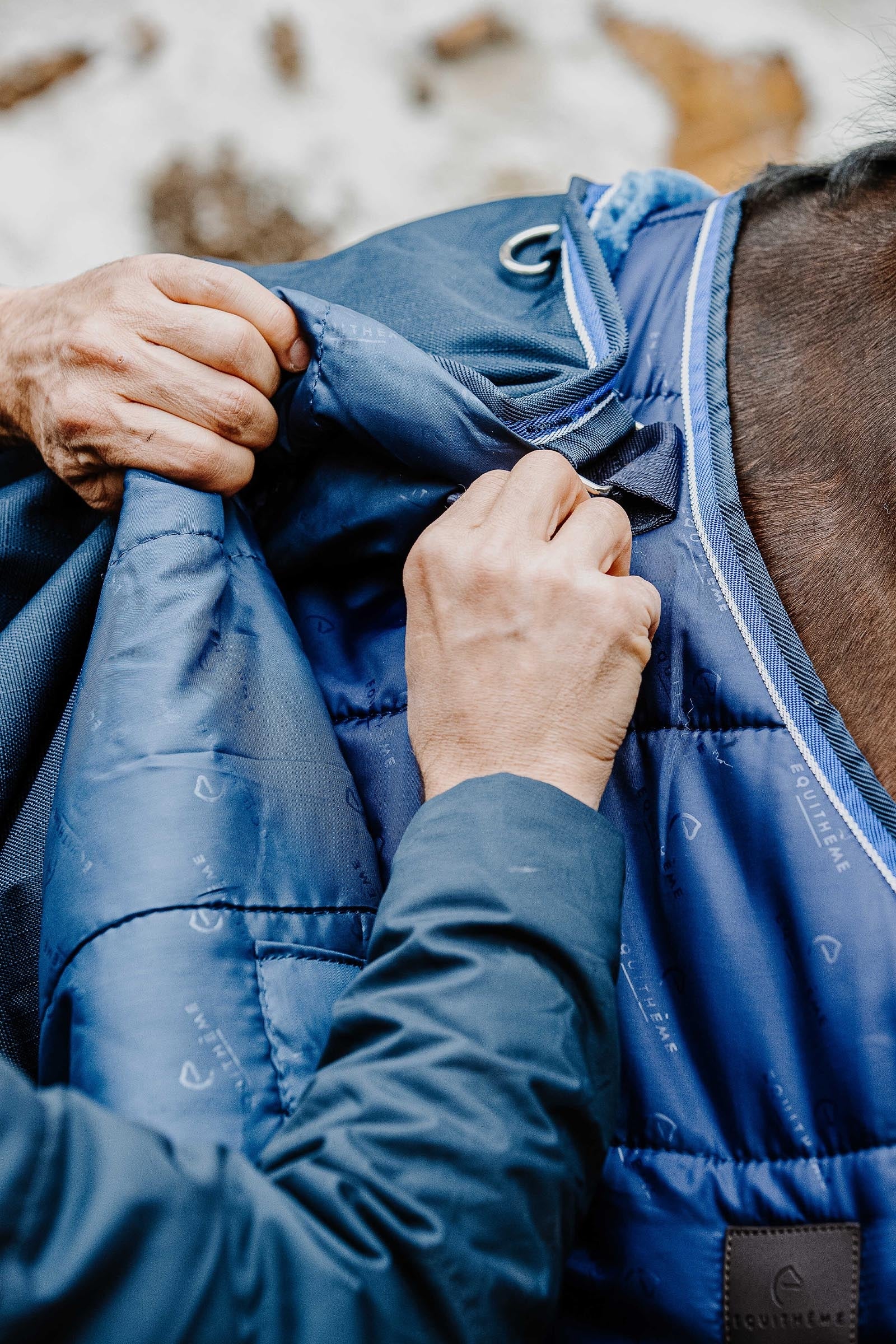 EQUITHÈME Classic 1200D Turnout Rug, 200 g Horse Rugs