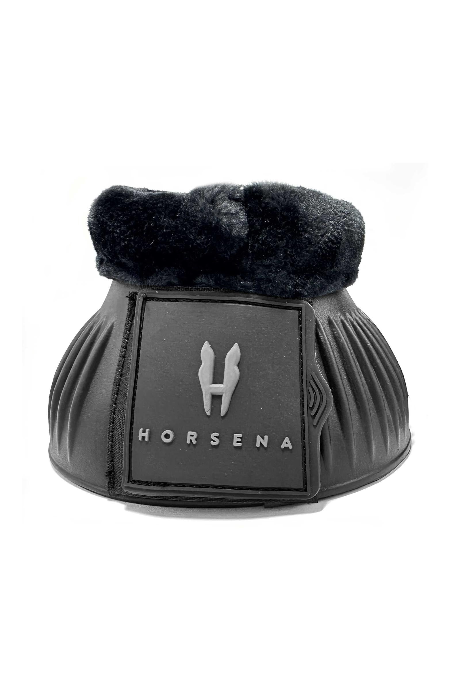 Horsena Synthetic Fur Bell Boots Leg & Hoof Protection