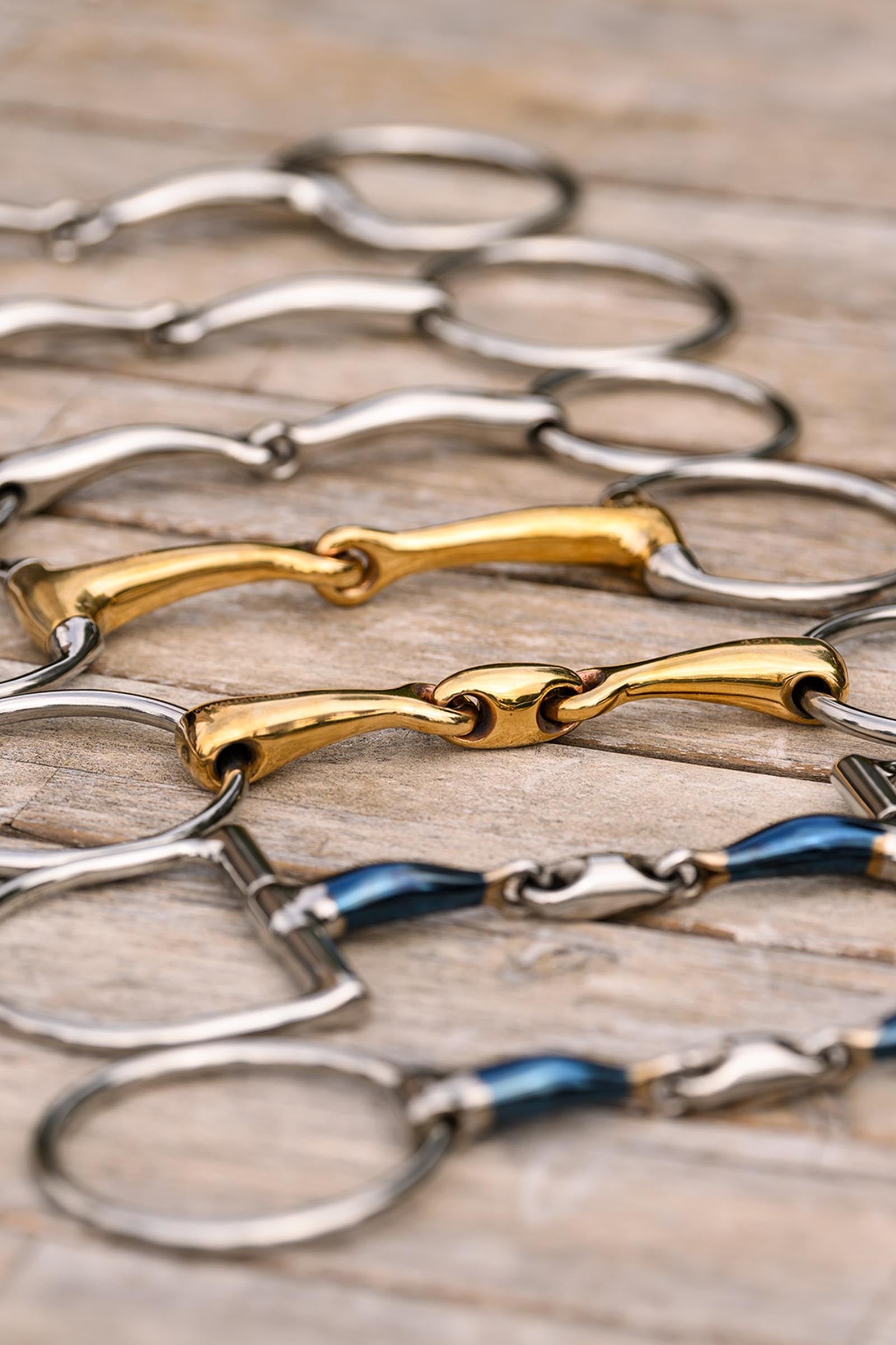 Waldhausen Cyprium Snaffle Bit, Double Jt., 14 mm Horse Bits