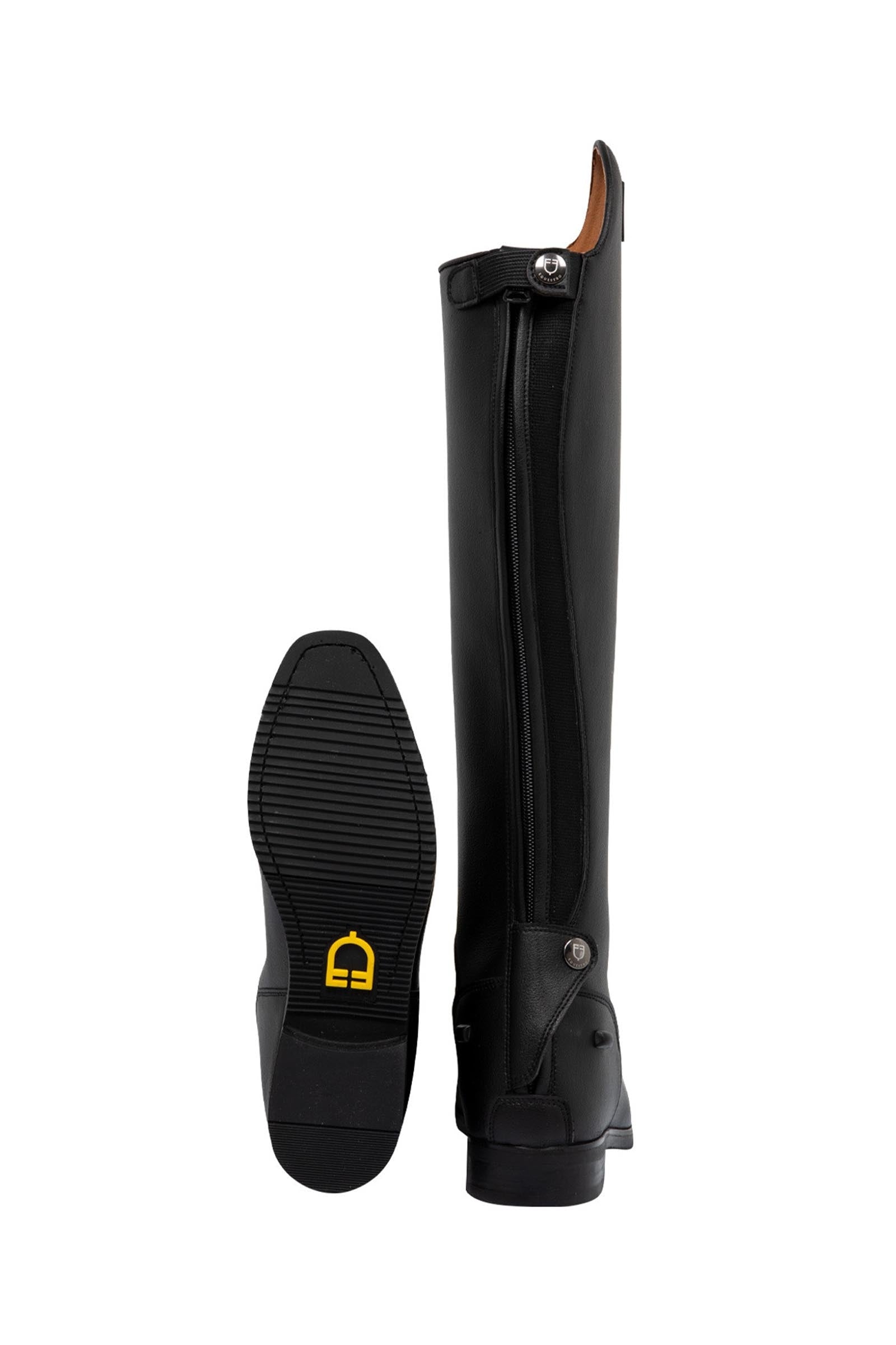Equestro Kids' Boots in Coated Microfibre Riding Boots & Riding Shoes