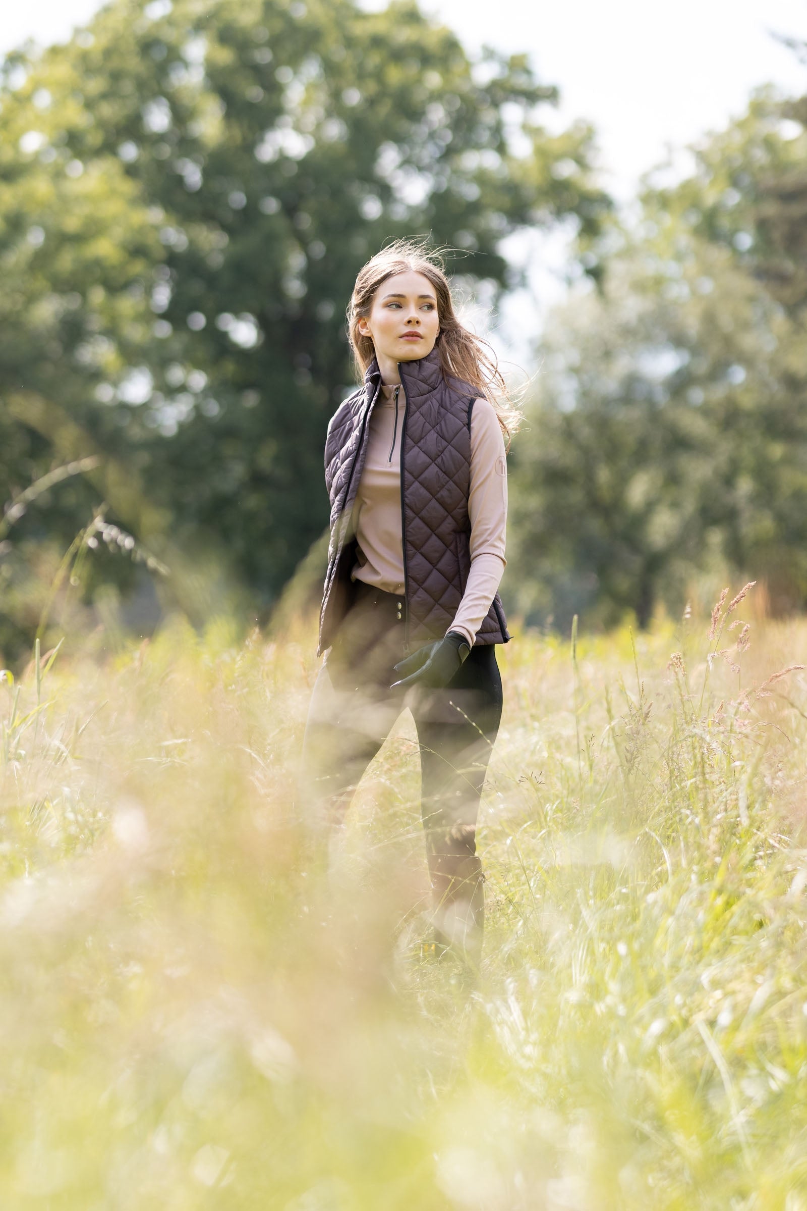 Horze Young Rider Naia Women's Padded Riding Vest Kids Apparel