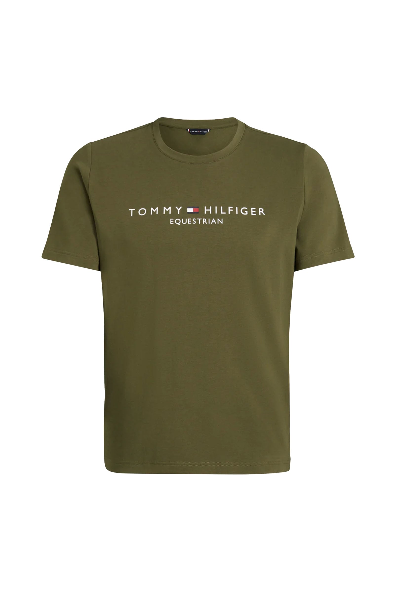 Tommy Hilfiger Equestrian Williamsburg Logo T-Shirt Short Sleeves Mens Riding Clothing