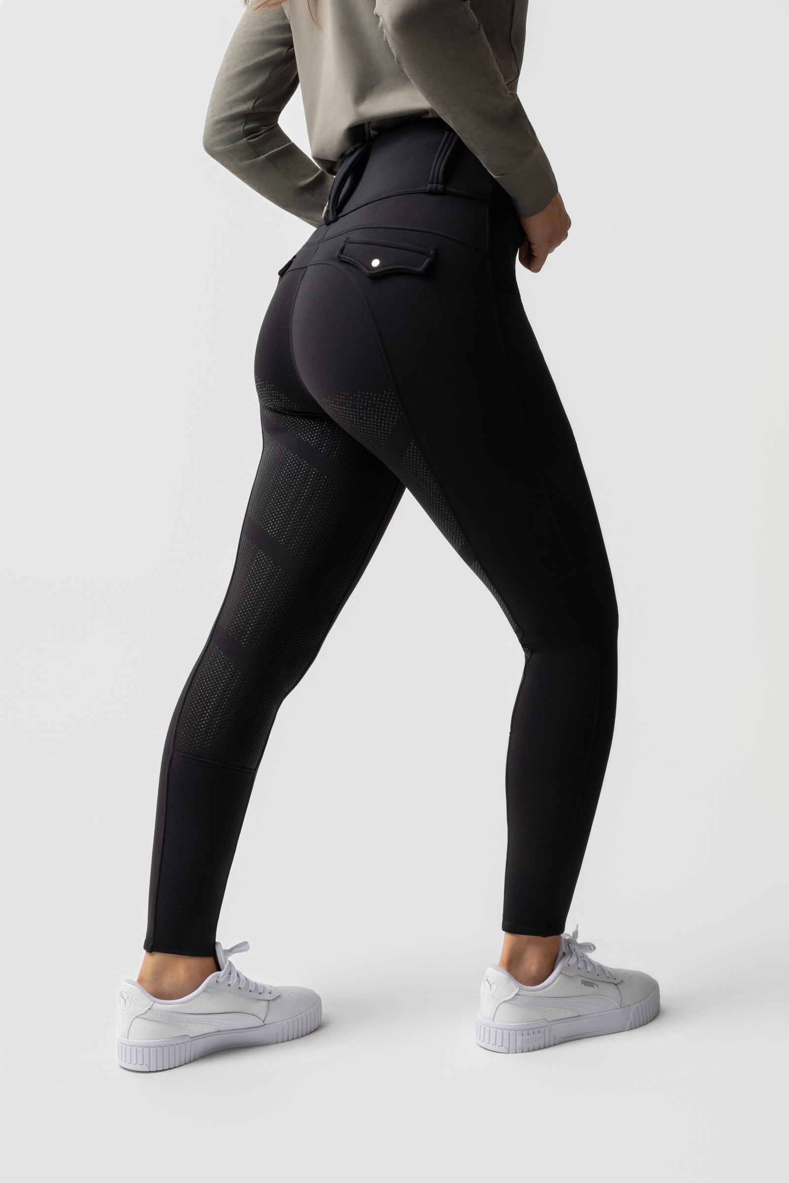 B Vertigo Chiara Women's Compression Thermo Fullgrip Breeches Womens Breeches