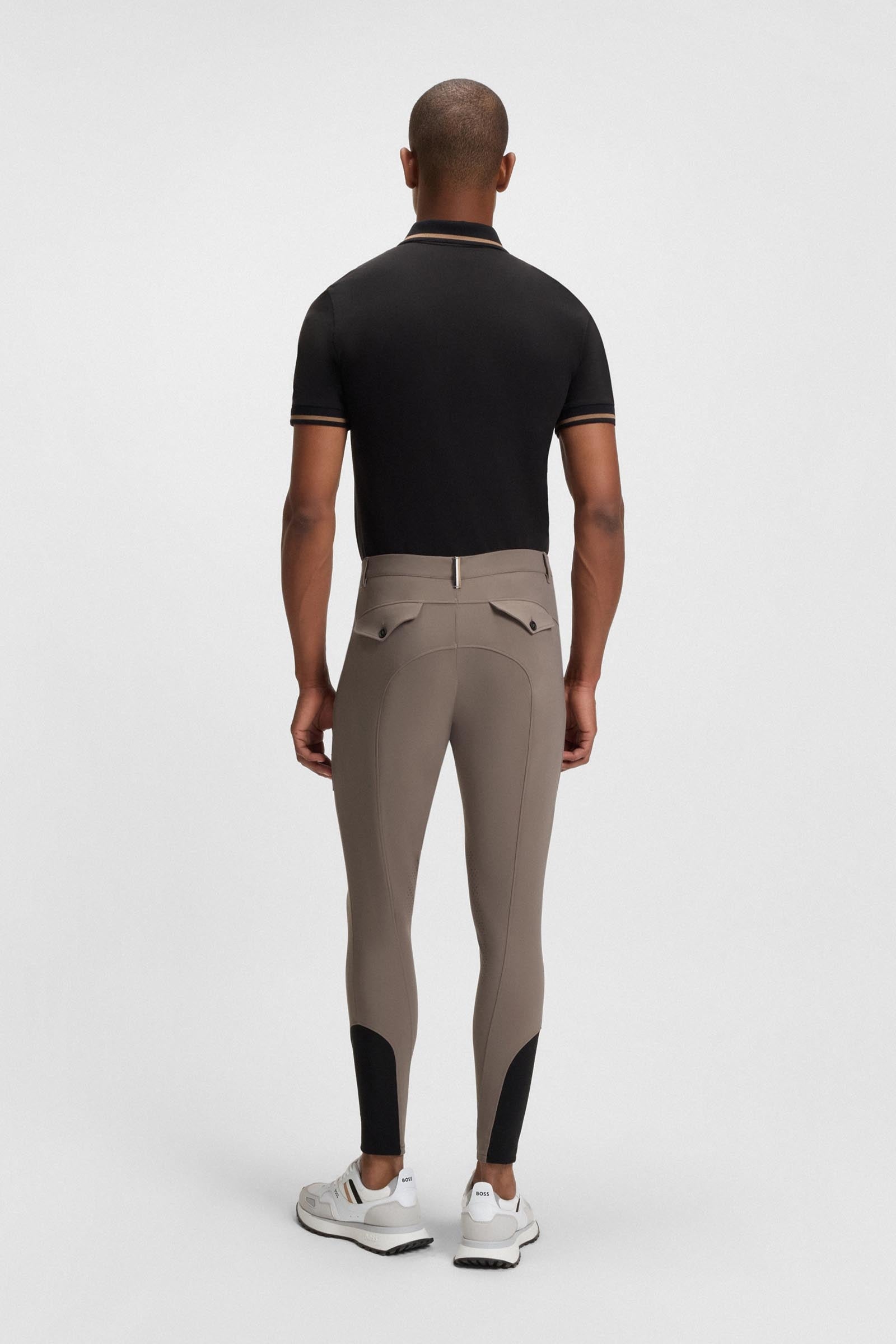 BOSS Equestrian Boss James Mens Knee Grip Technical Breeches Mens Riding Clothing