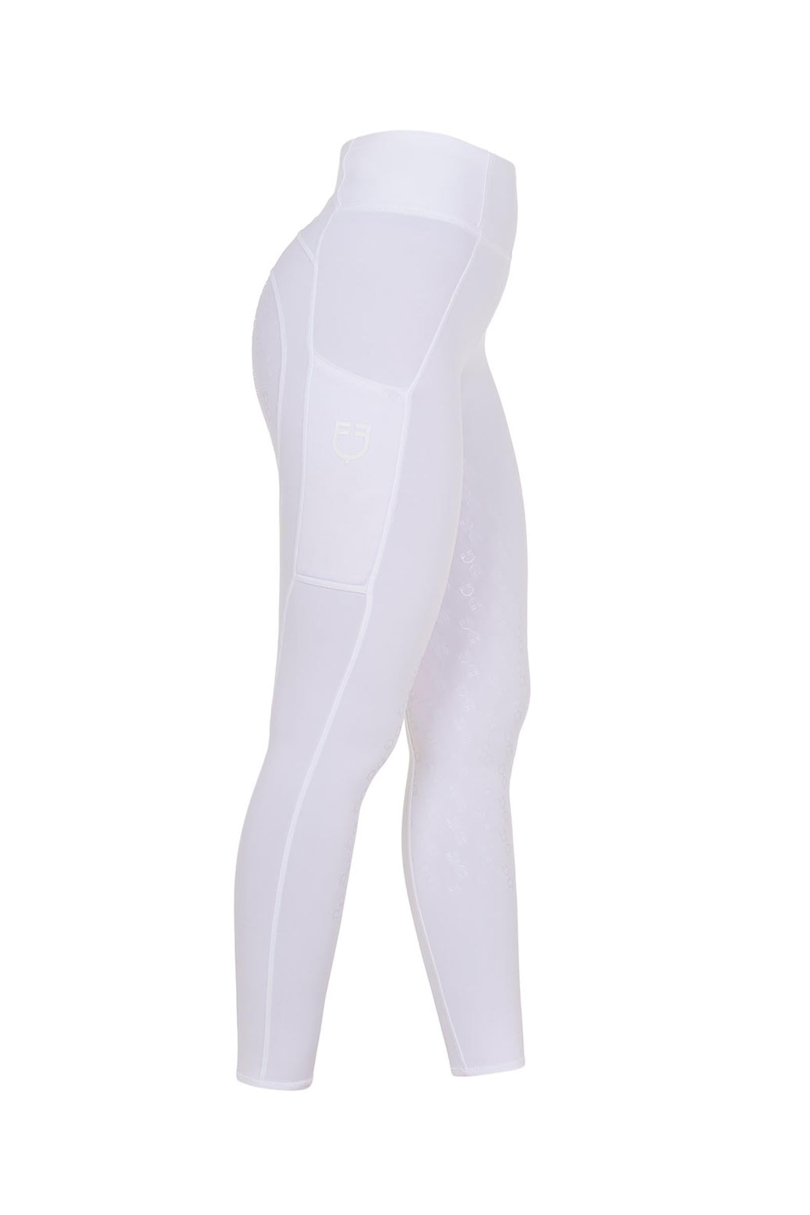 Equestro Women's Slim Fit Full Grip High-Waisted Leggings Womens Breeches