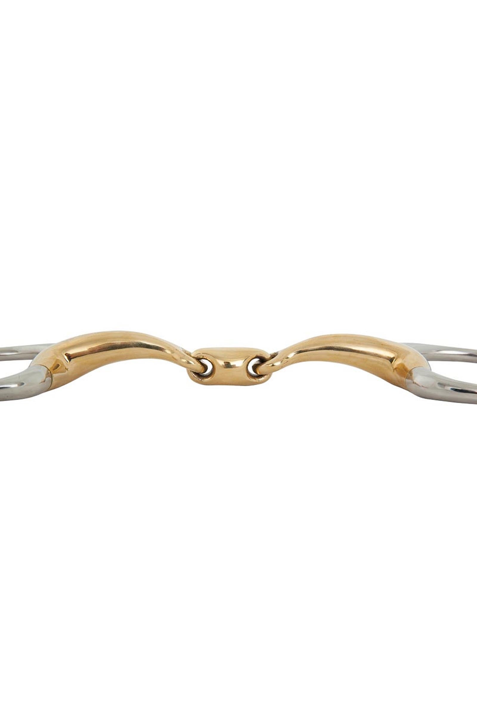 BR Soft Contact Eggbutt Bit Double Jtd., 16 mm Horse Bits