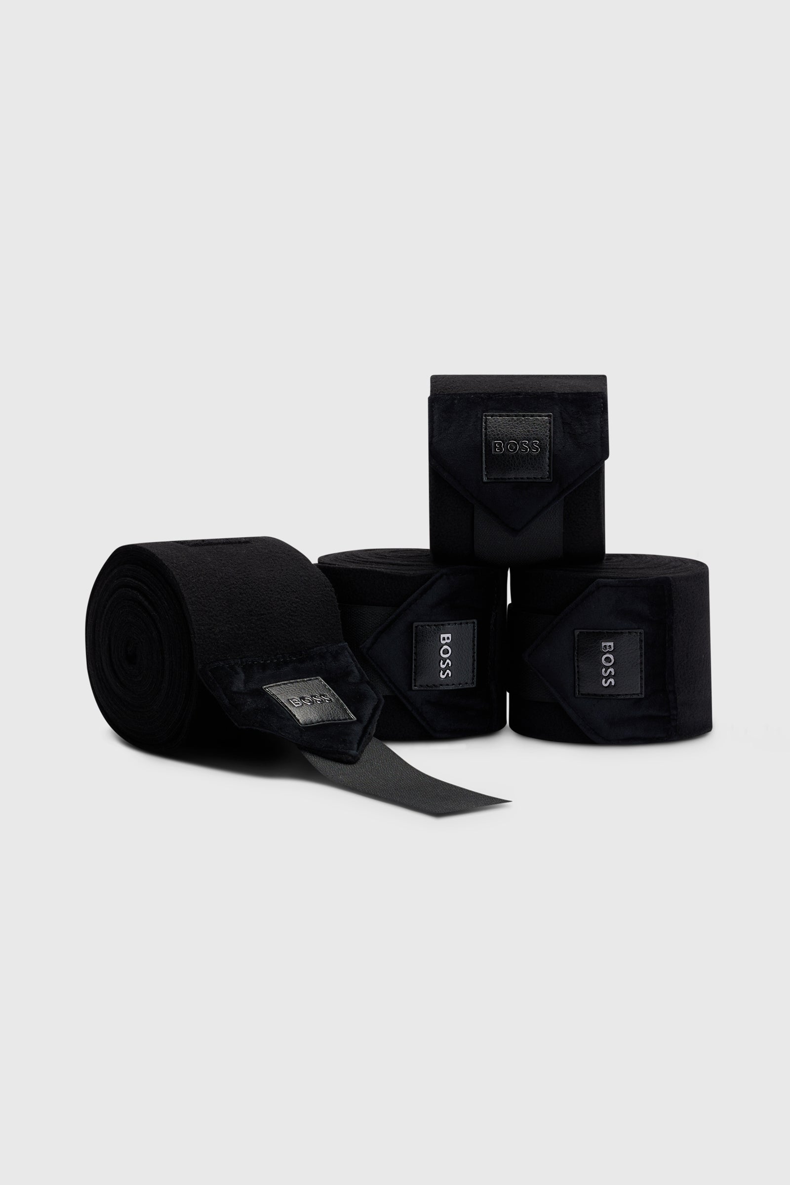 BOSS Equestrian Boss Bandages Velvet Detail Leg Protection & Hoof Protection for Horses