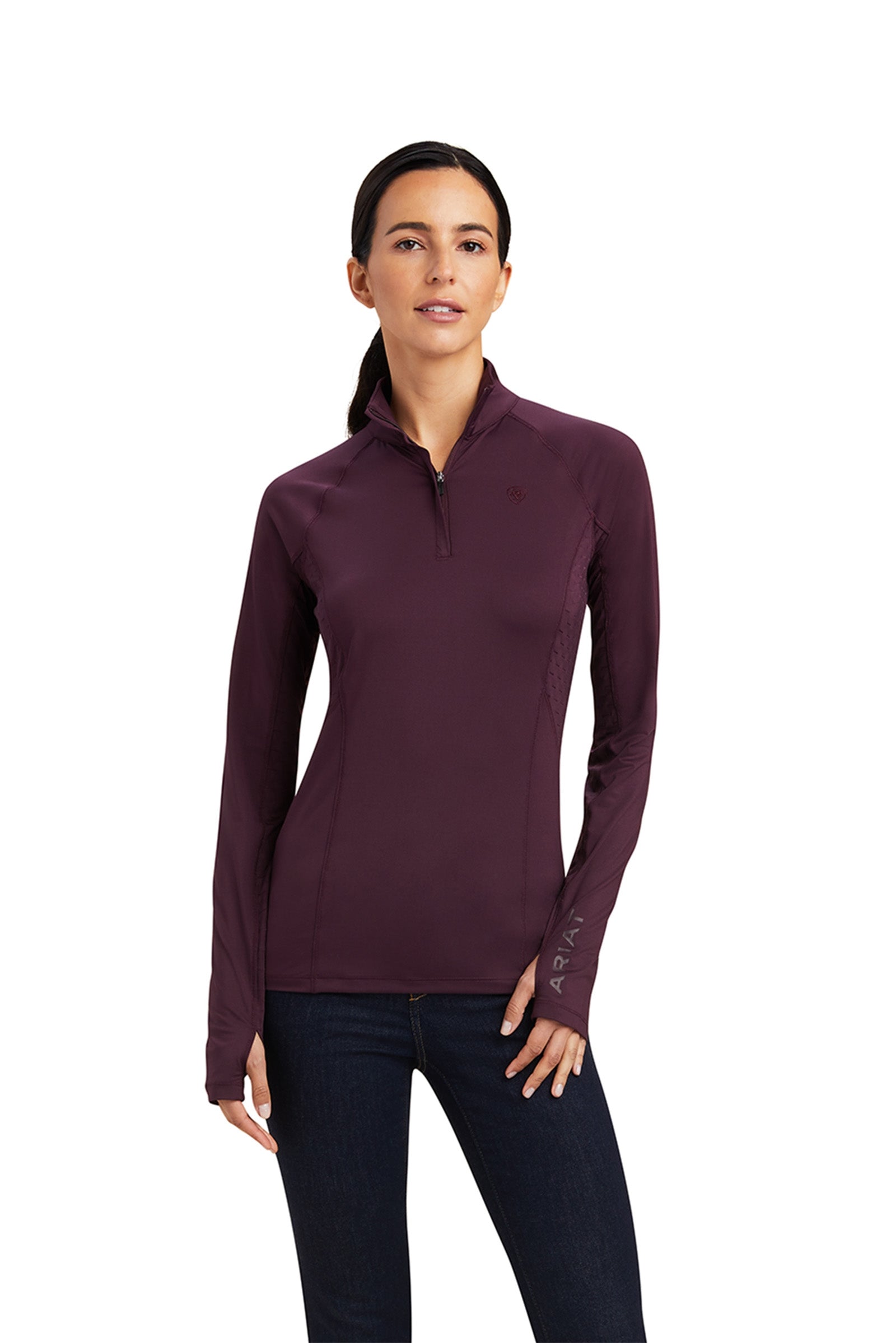 Ariat Lowell 2.0 Women's 1/4 Zip Baselayer Shirt Women’s Riding Clothing