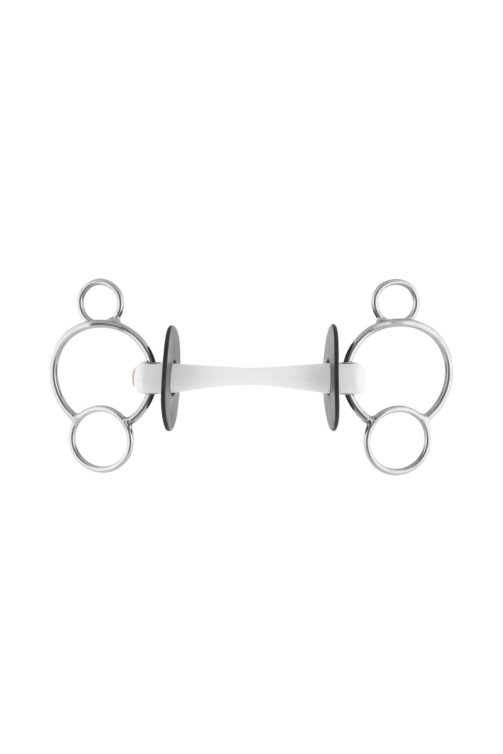Sprenger Nathe 3-Ring Bit, Flex. Mullen Mouth 20mm, Thermoplastic Horse Bits