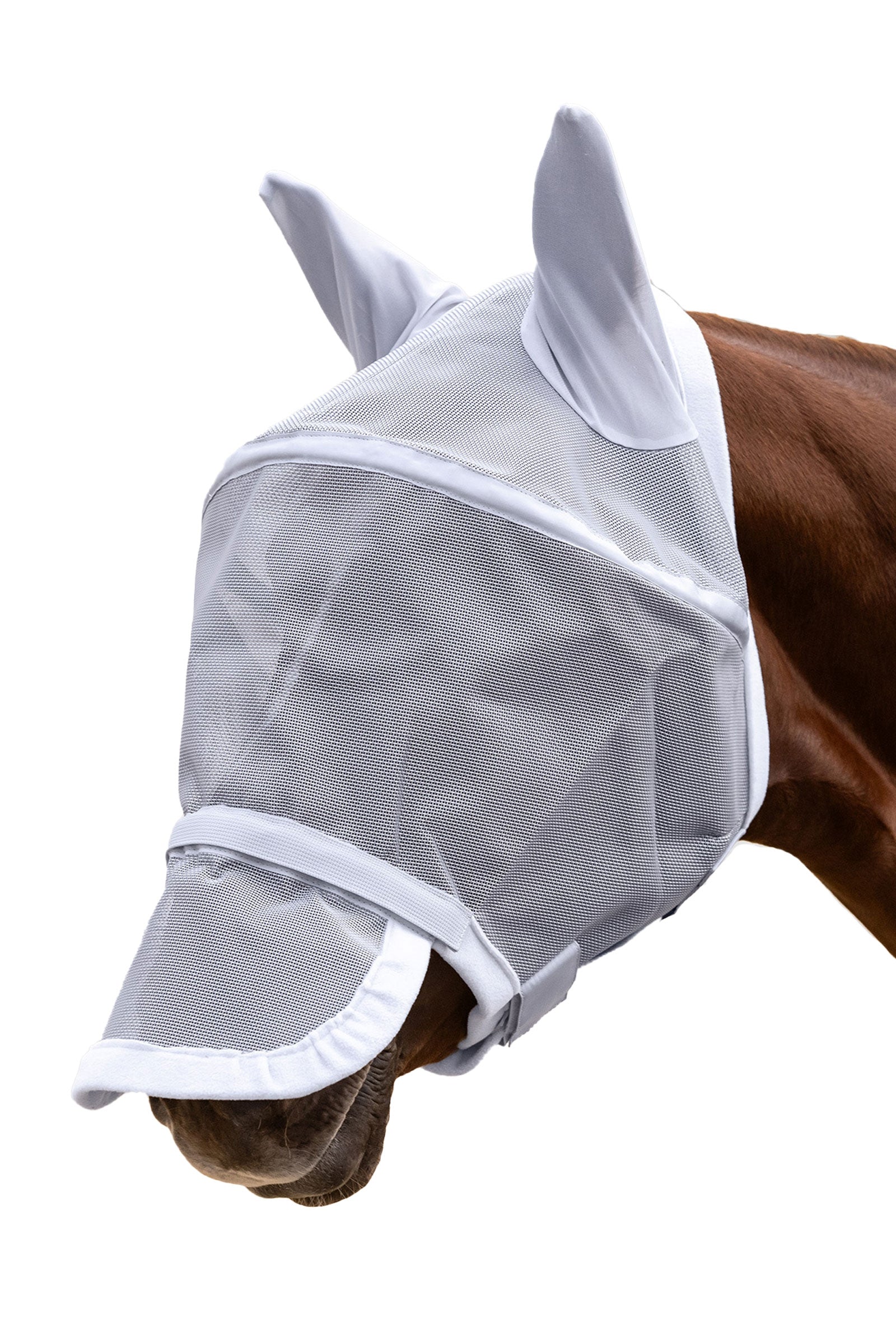 Waldhausen Space Premium Fly Mask With Ear and Nose Protection Antifly Protection for Horses